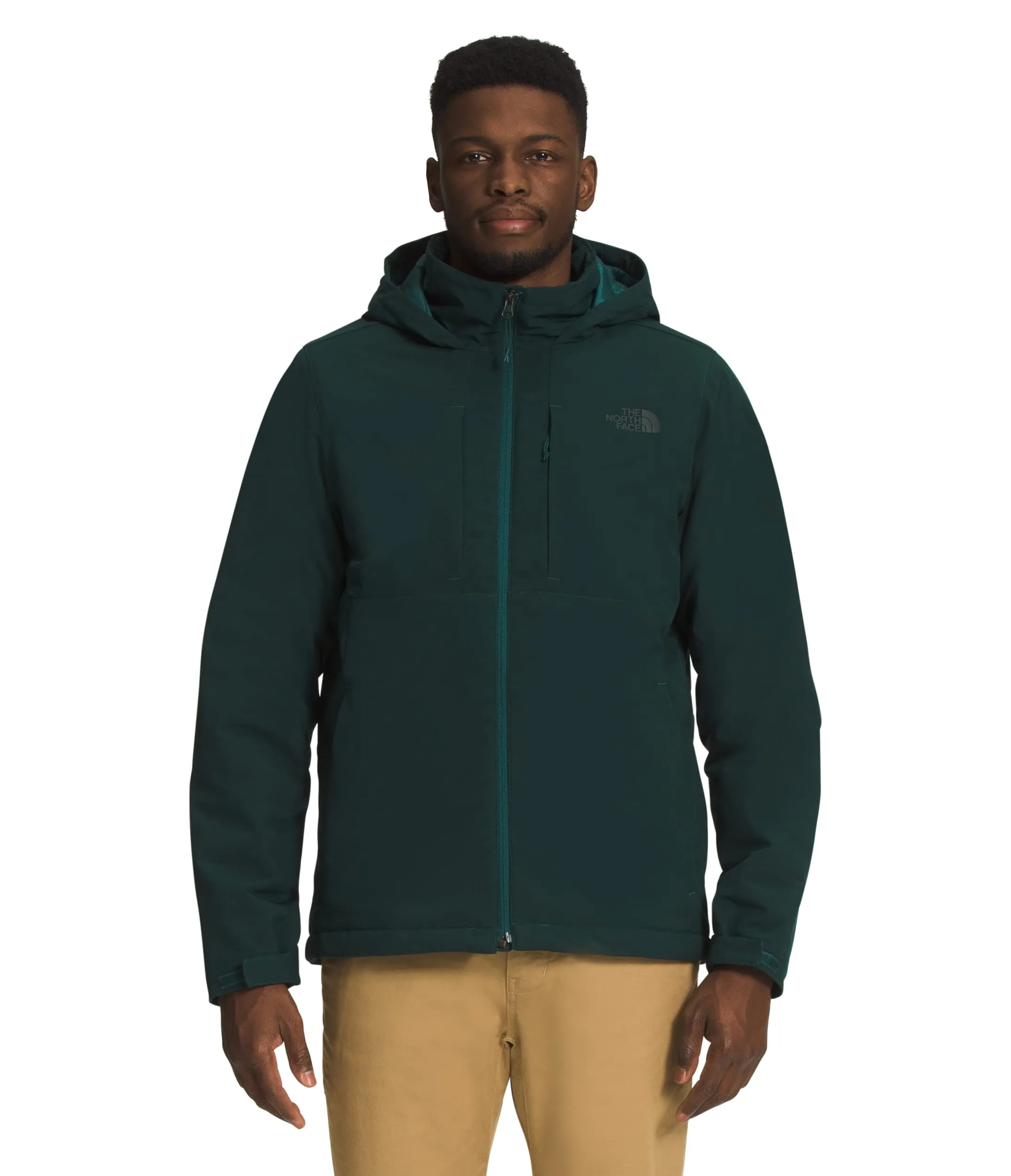 Apex Elevation Jacket Ponderosa Green MD - Windproof, Insulated, Adjustable Hood & Cuffs