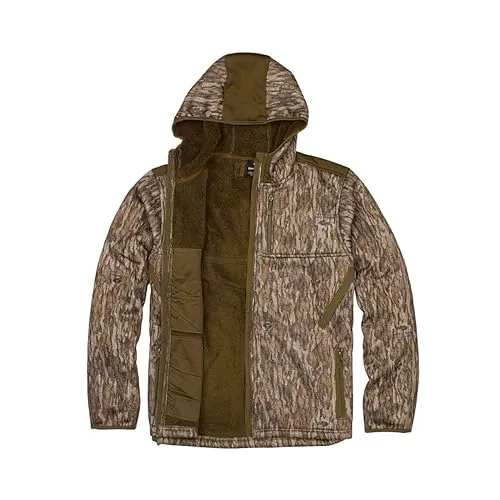 Browning Modern Large Jacket - Warm High-Pile Fleece, Water-Resistant Zipper, Handwarmer Pockets