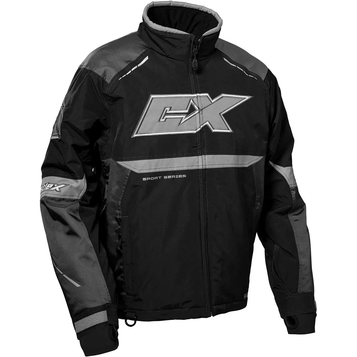 Castle X Men's Blade G5 Jacket - Charcoal/Silver/Black, X-Large, Waterproof and Insulated