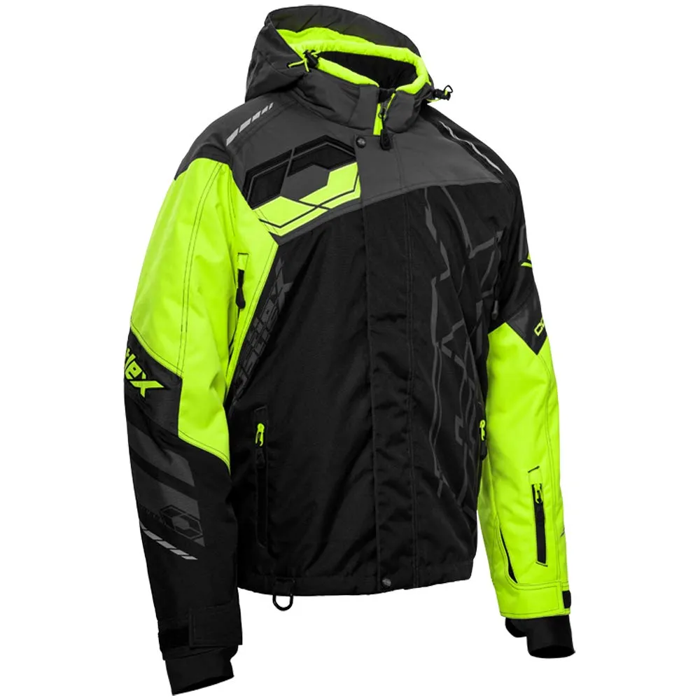 Castle X Men's Code Jacket Black/Charcoal/Hi-vis Large - Waterproof, Insulated, Windproof, Breathable