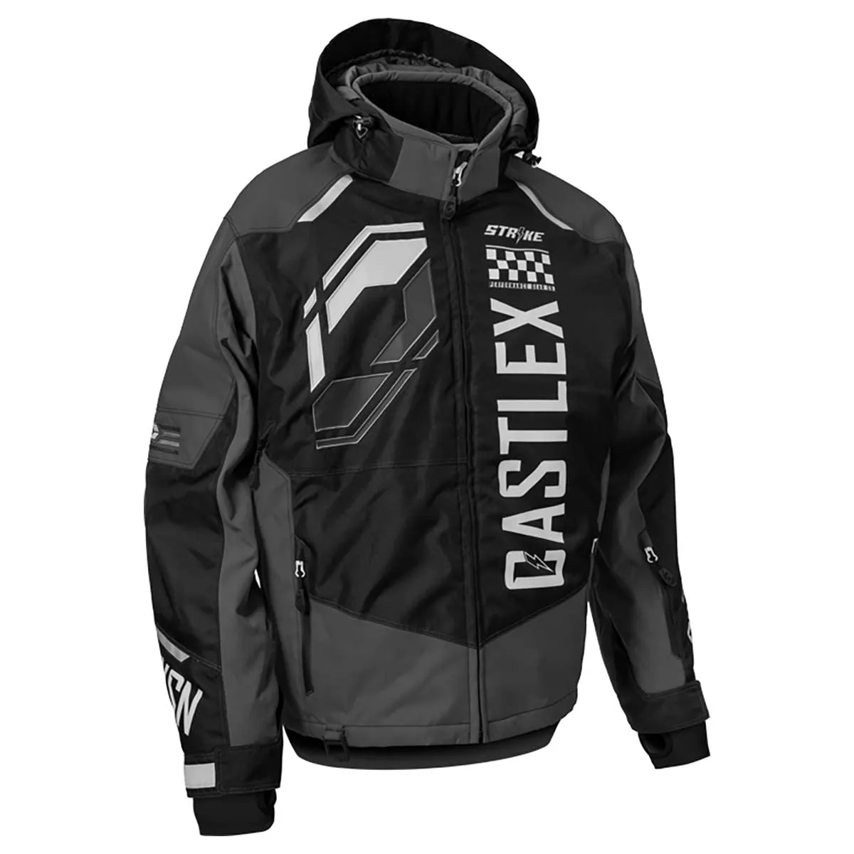 Castle X Men's Strike G5 Jacket - Black/Charcoal/Silver, 2X-Large