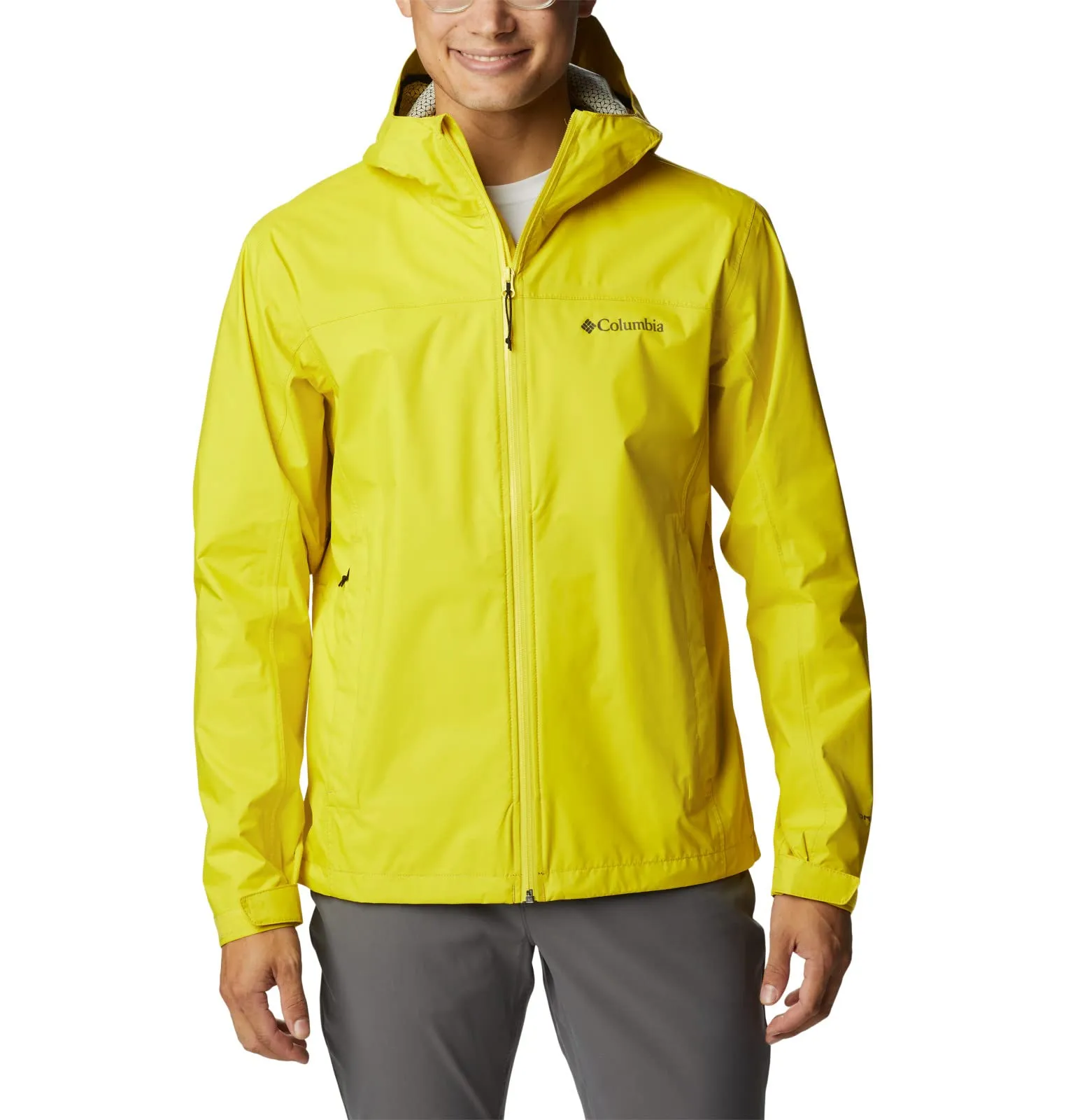 Columbia Men's Evapouration Jacket Small - Waterproof, Breathable, Adjustable, Packable Design