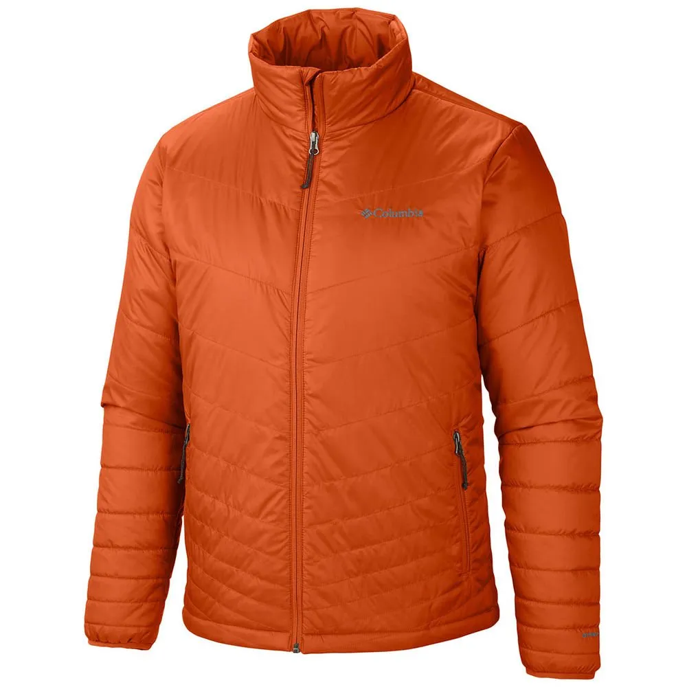 Columbia Men's Mighty Light Jacket Small - Water Resistant, Omni-Heat Insulation, Adjustable Hem