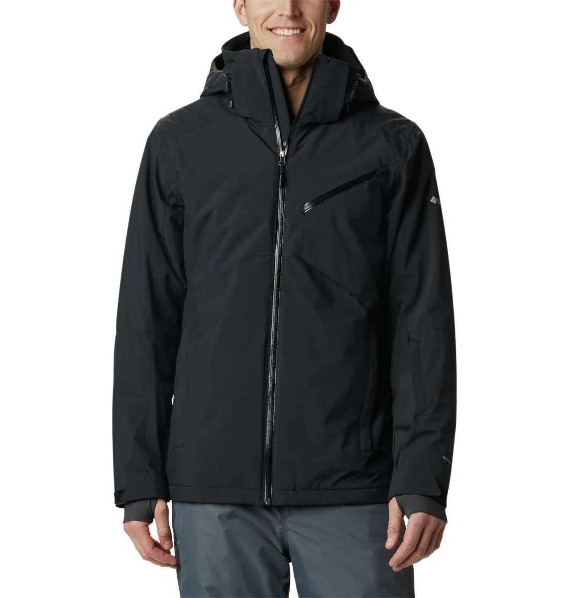 Columbia Men's Powder 8's Jacket Small - Waterproof, Thermal Reflective, Adjustable Hood, Venting