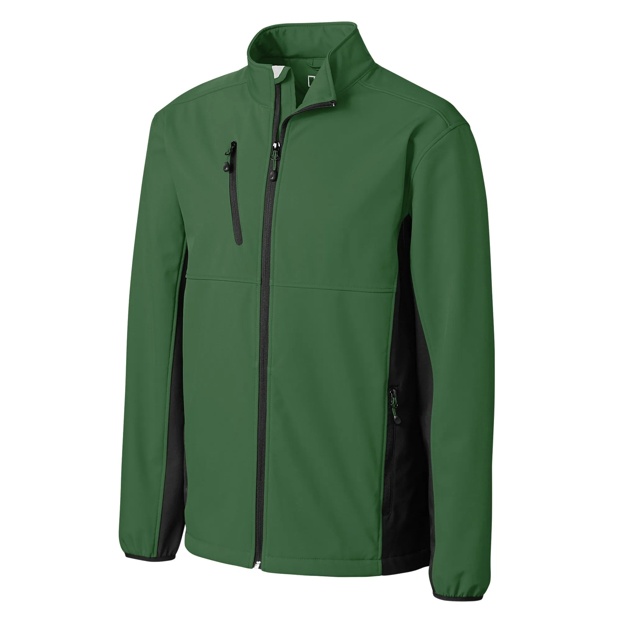 Cutter and Buck Narvik Softshell Golf Jacket 2018 in Bottle Green/Black, XXX-Large