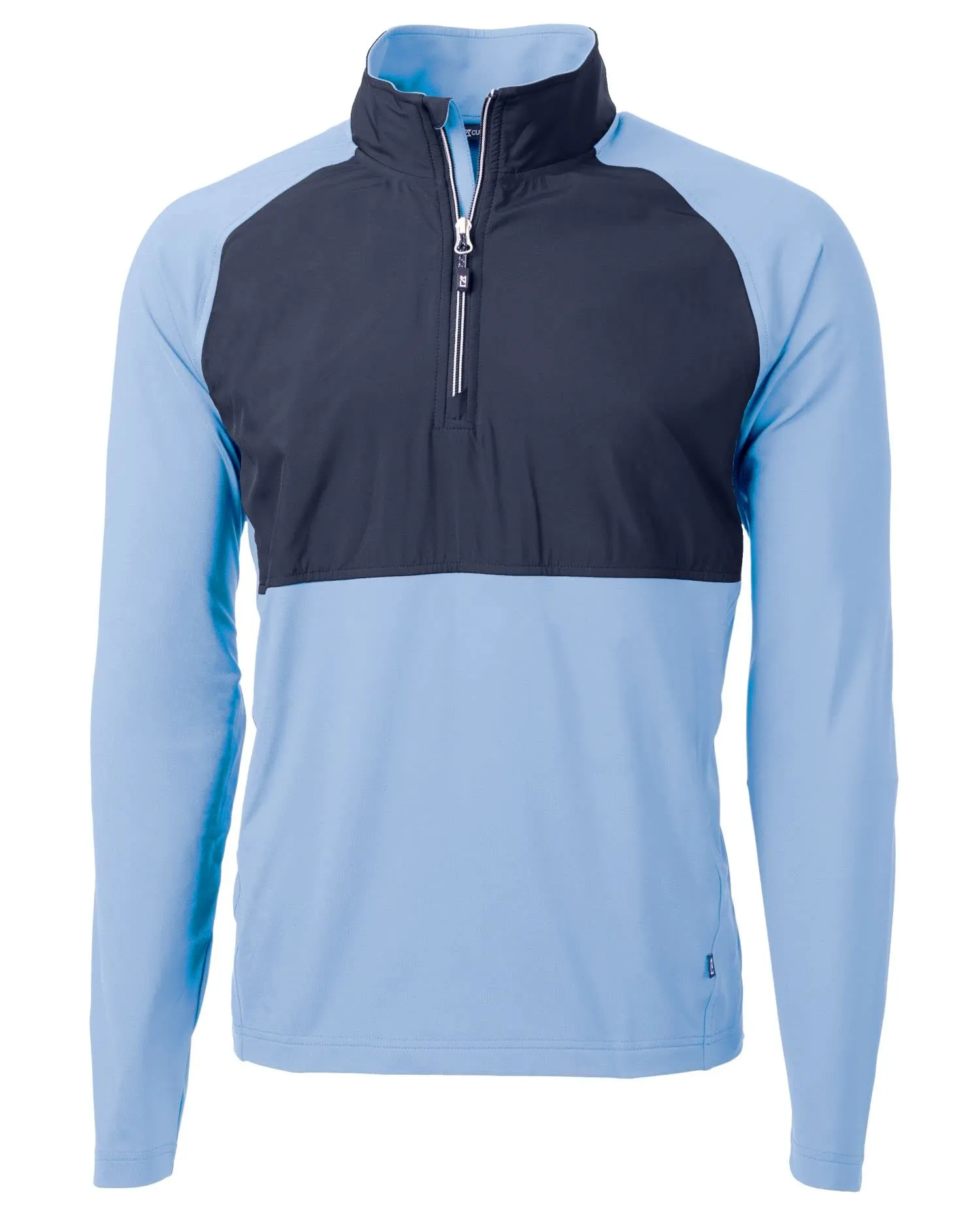 Eco-Friendly Cutter & Buck Adapt Knit Hybrid Mens Quarter Zip, Medium, Moisture Wicking, UPF50+