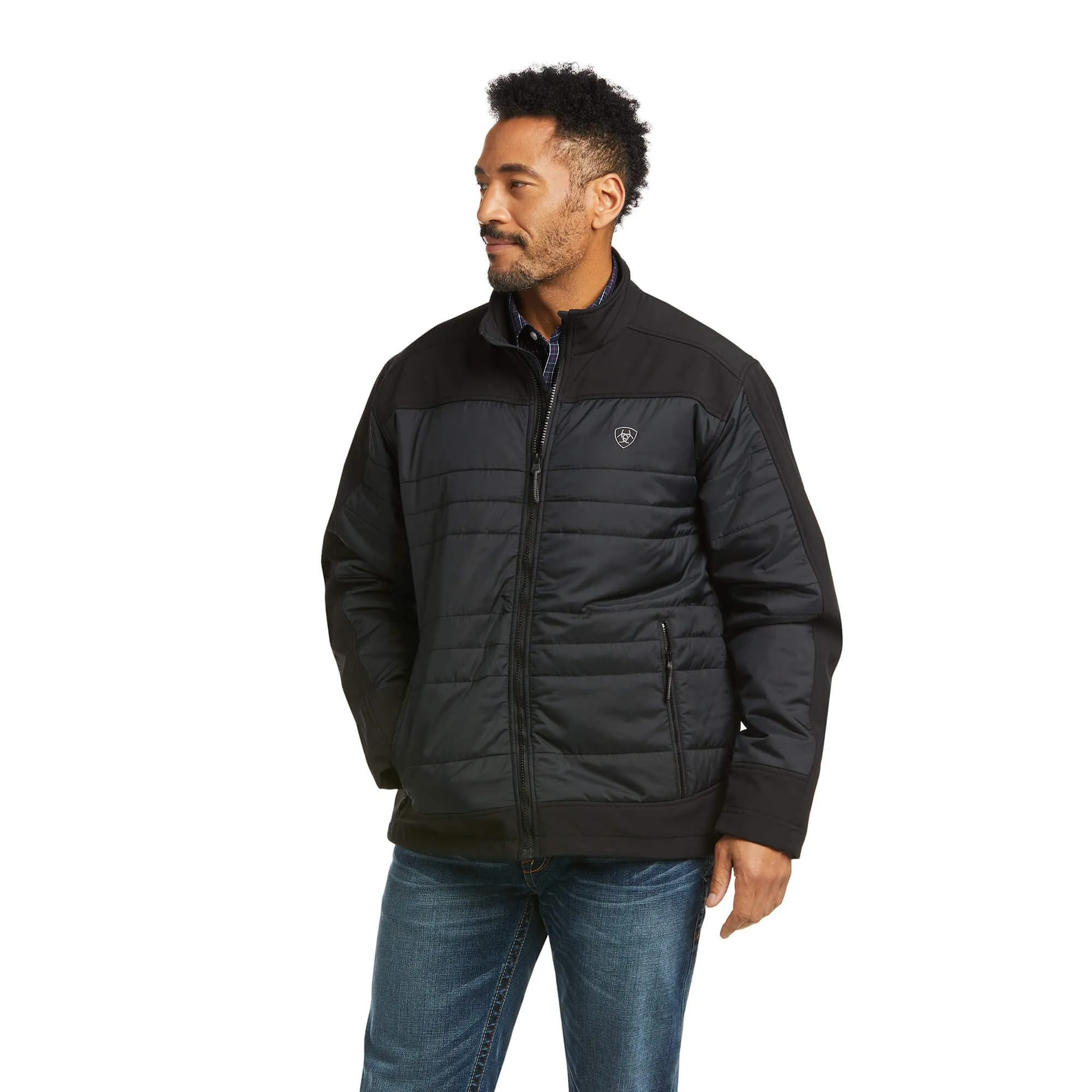 Elevation Insulated Jacket by Ariat - Softshell Taffeta, 140gsm Insulation, Zippered Pockets