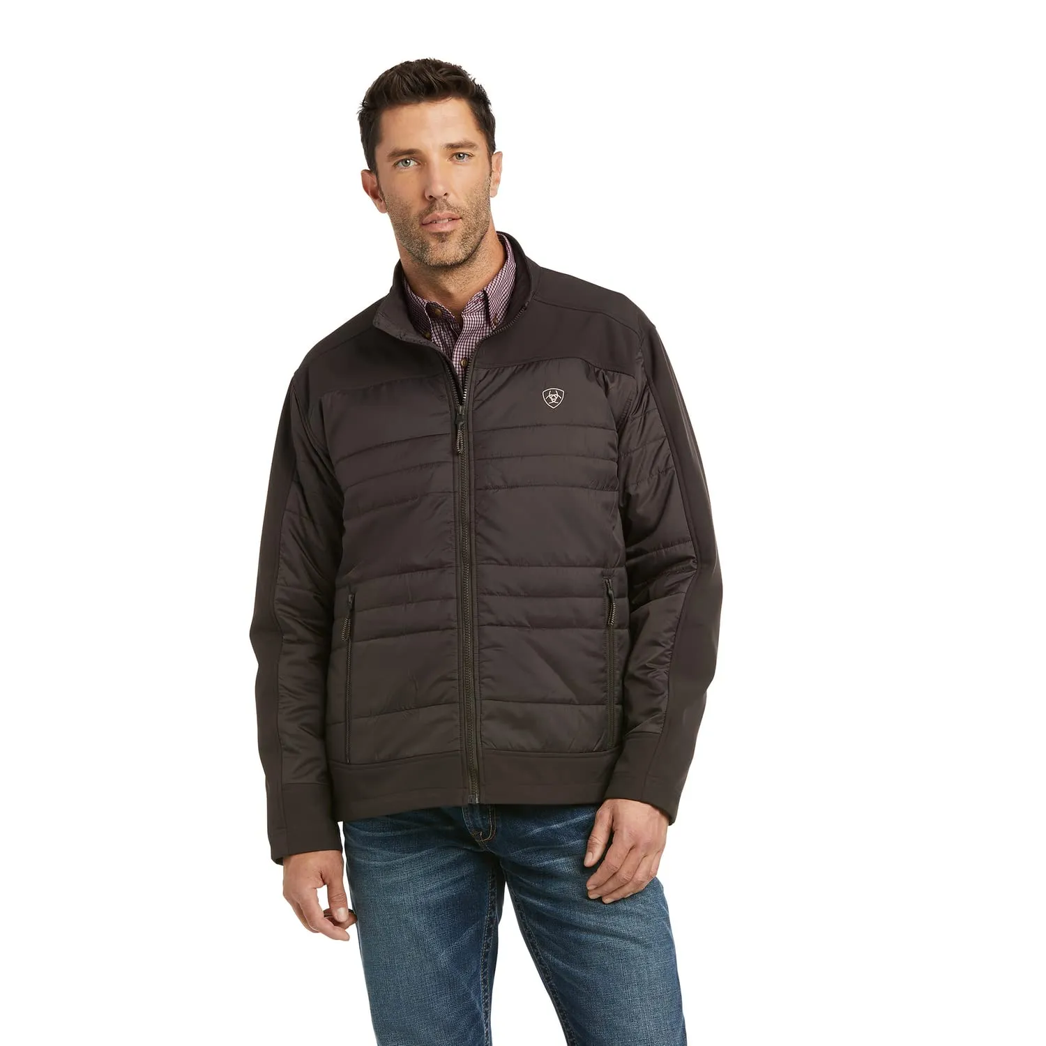 Elevation Insulated Jacket by Ariat - Softshell/Taffeta, 140gsm Insulation, Zippered Pockets