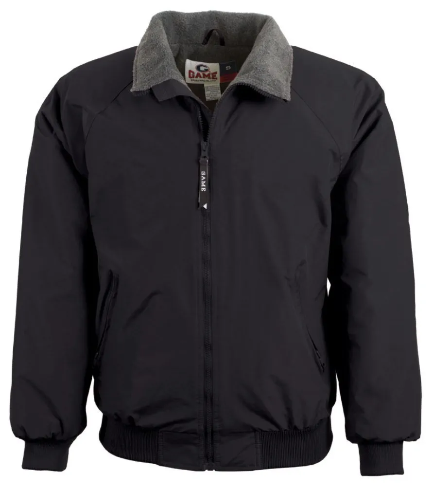 Game Sportswear Men's Three Seasons Jacket X-Large Black - Heavyweight Water-Resistant Outerwear