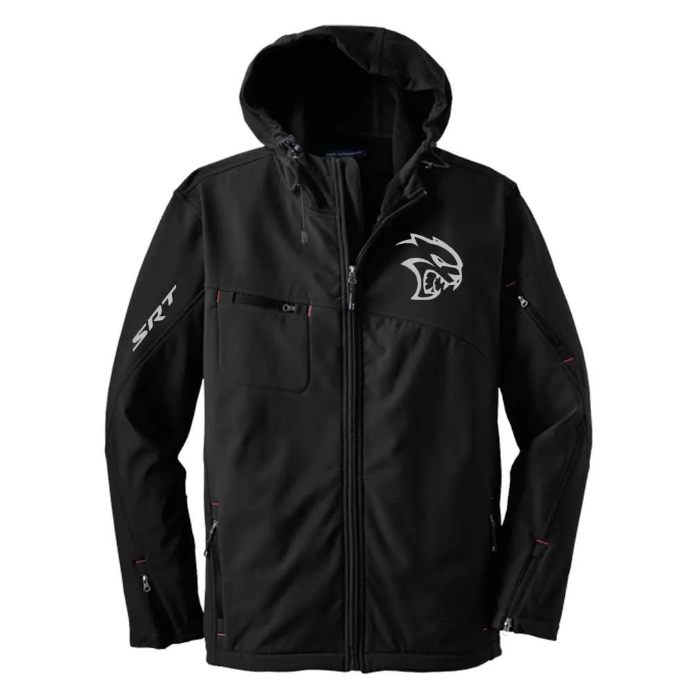 Hellcat Hooded Softshell Jacket for Men & Women - X-Small, Water-Resistant, Stylish Design