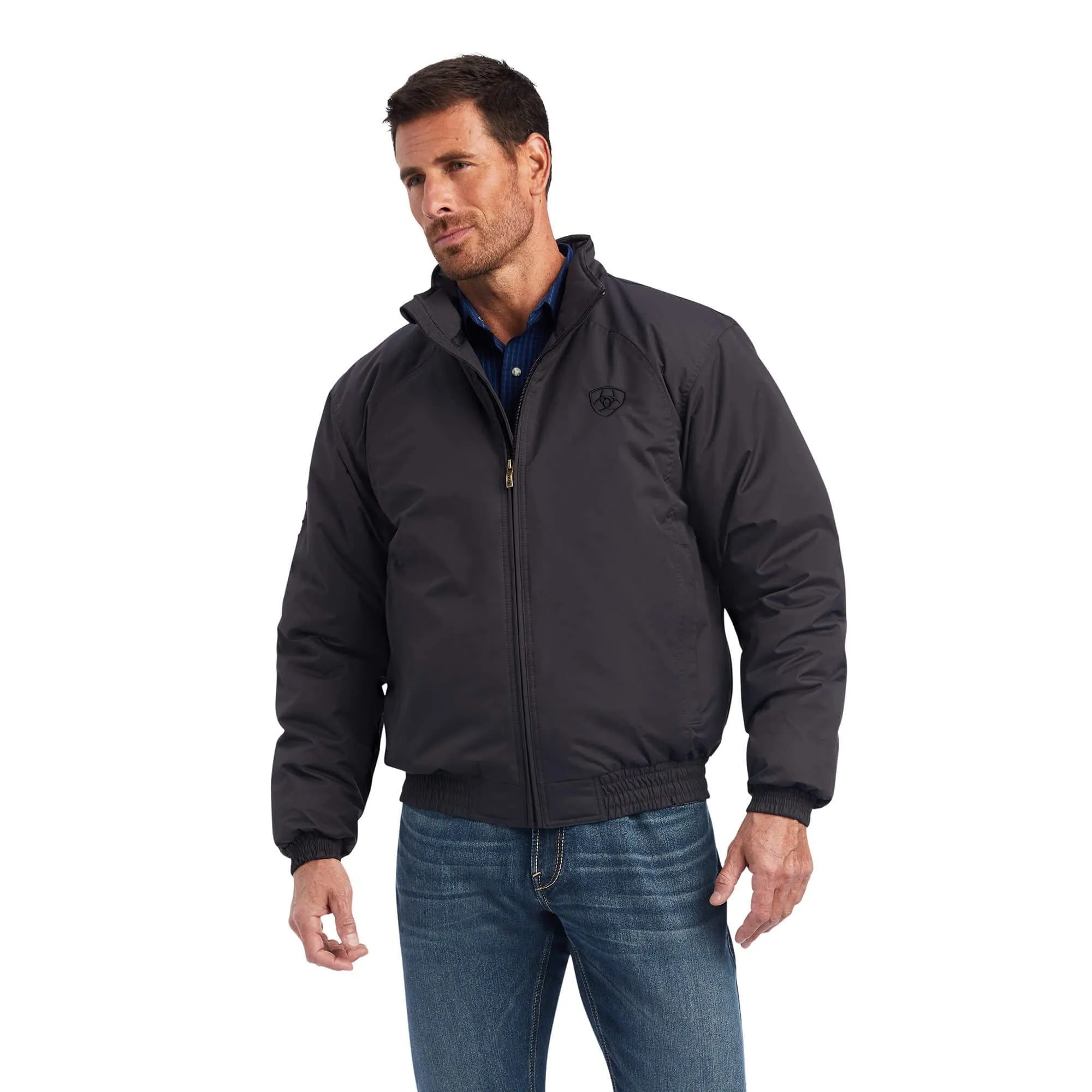 Male Team Logo Insulated Jacket Phantom XX-Large by ARIAT – Lightweight, Water-Resistant & Warm