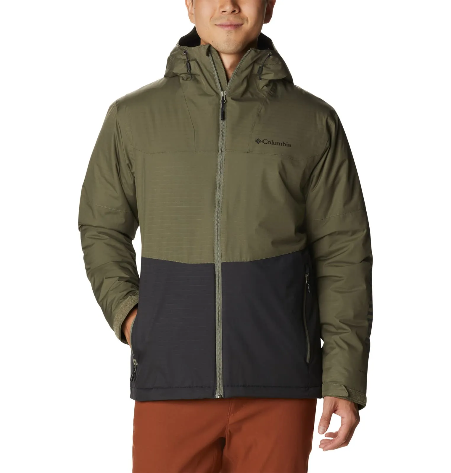 Men's 1X Columbia Point Park Insulated Jacket - Waterproof, Breathable, Omni-Tech, Versatile Layering