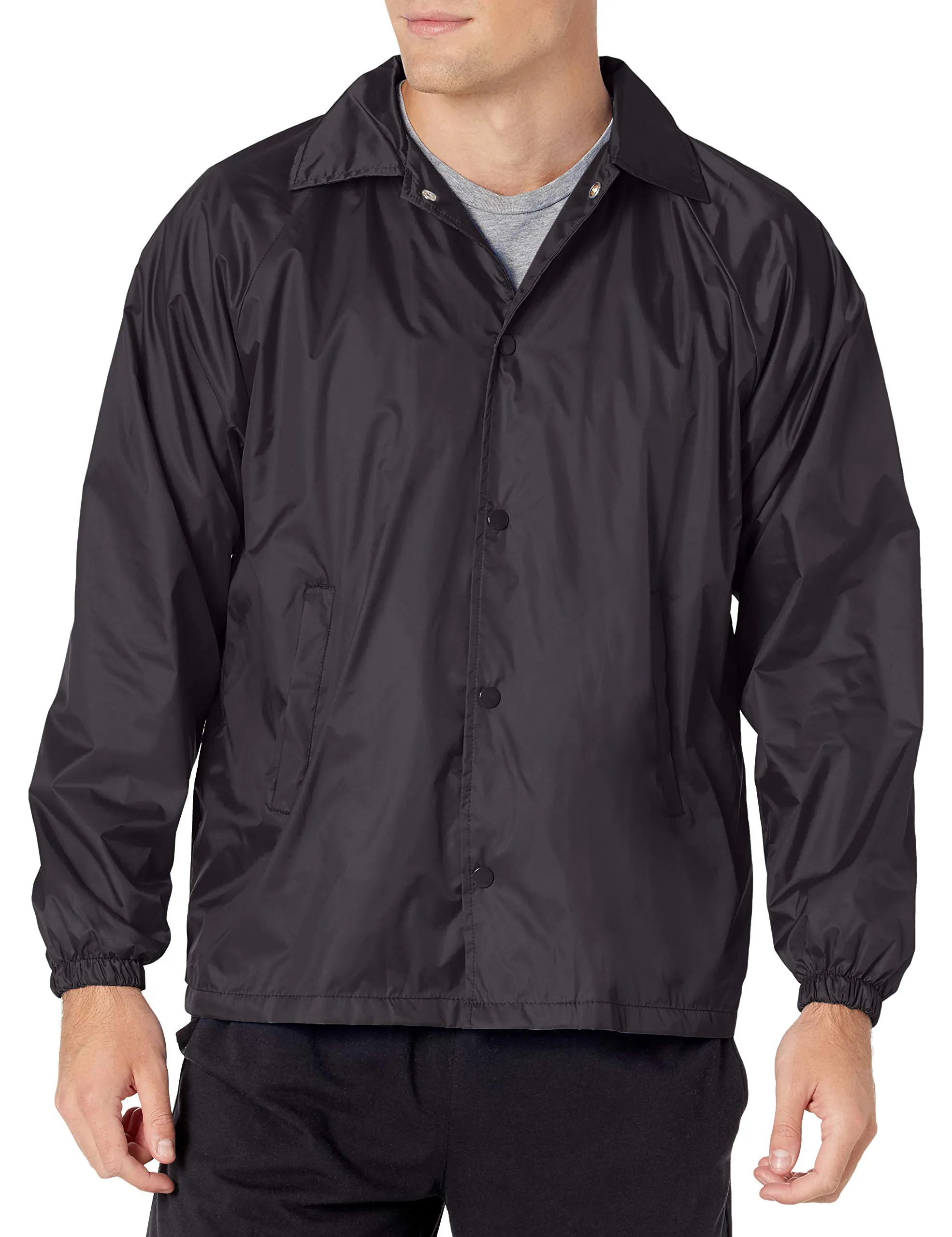 Men's 3X-Large Nylon Coach's Jacket by Augusta Sportswear - Water-Resistant, Stylish & Functional