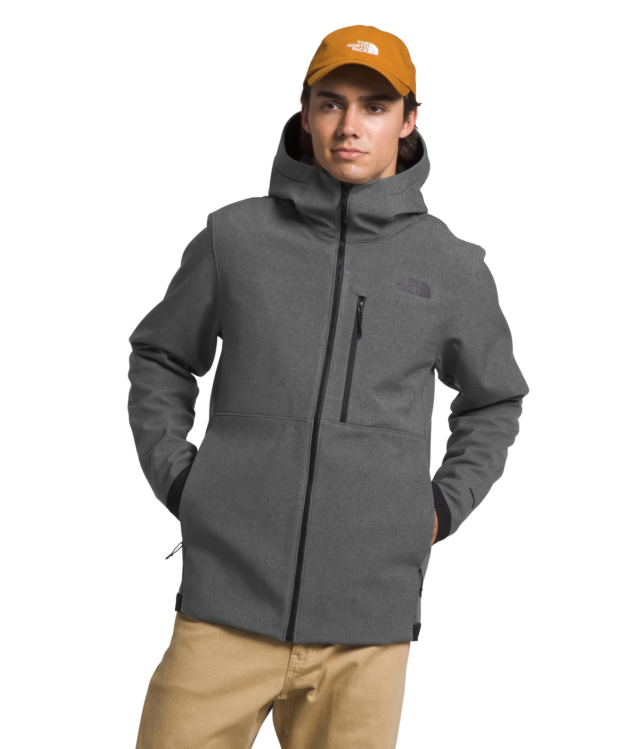 Men's Apex Bionic 3 Hoodie - Small, Wind Resistant, Water Repellent, Sustainable Materials