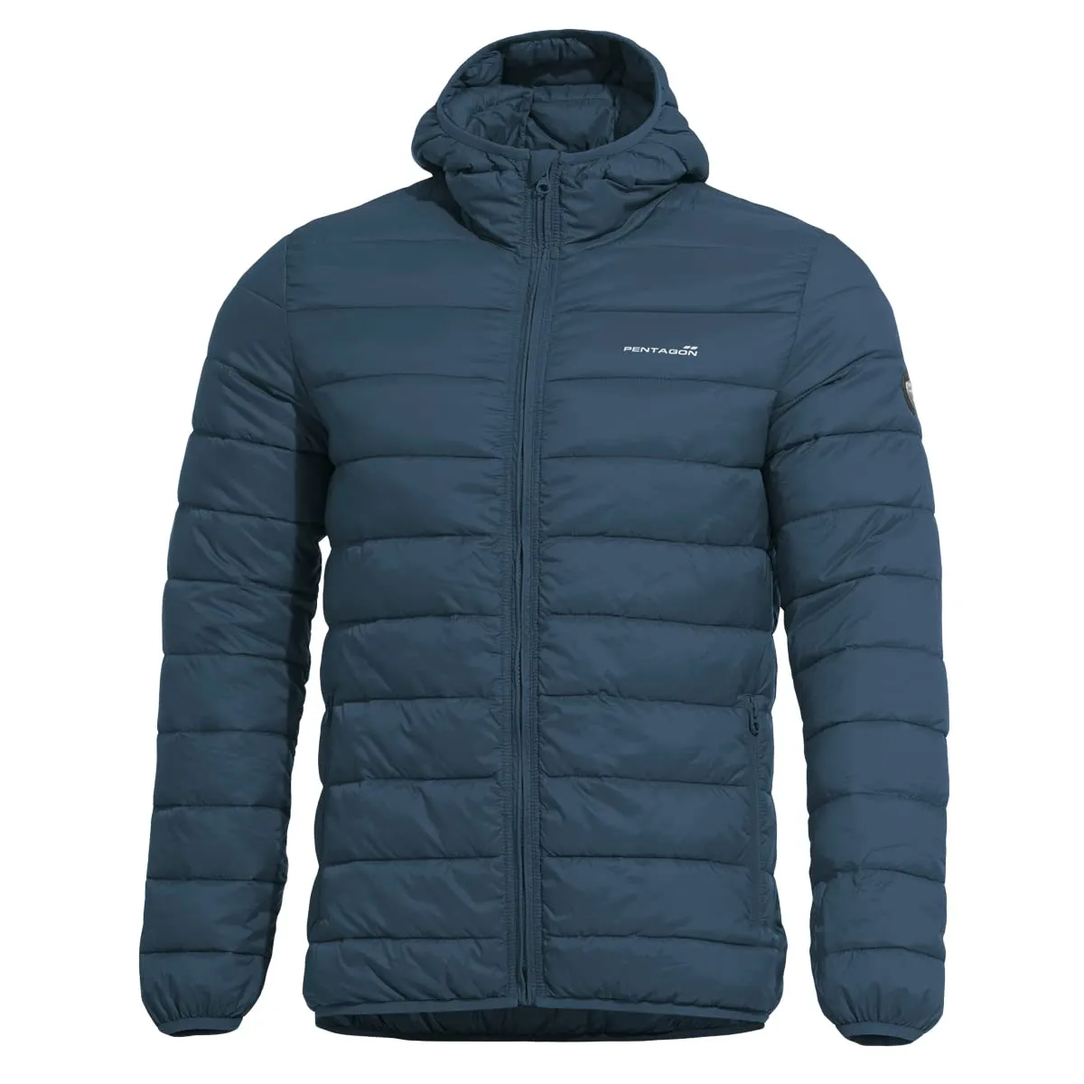 Men's Aurora Puffer Jacket RAF Blue - Lightweight, Water-Resistant, Insulated Hood, X-Small