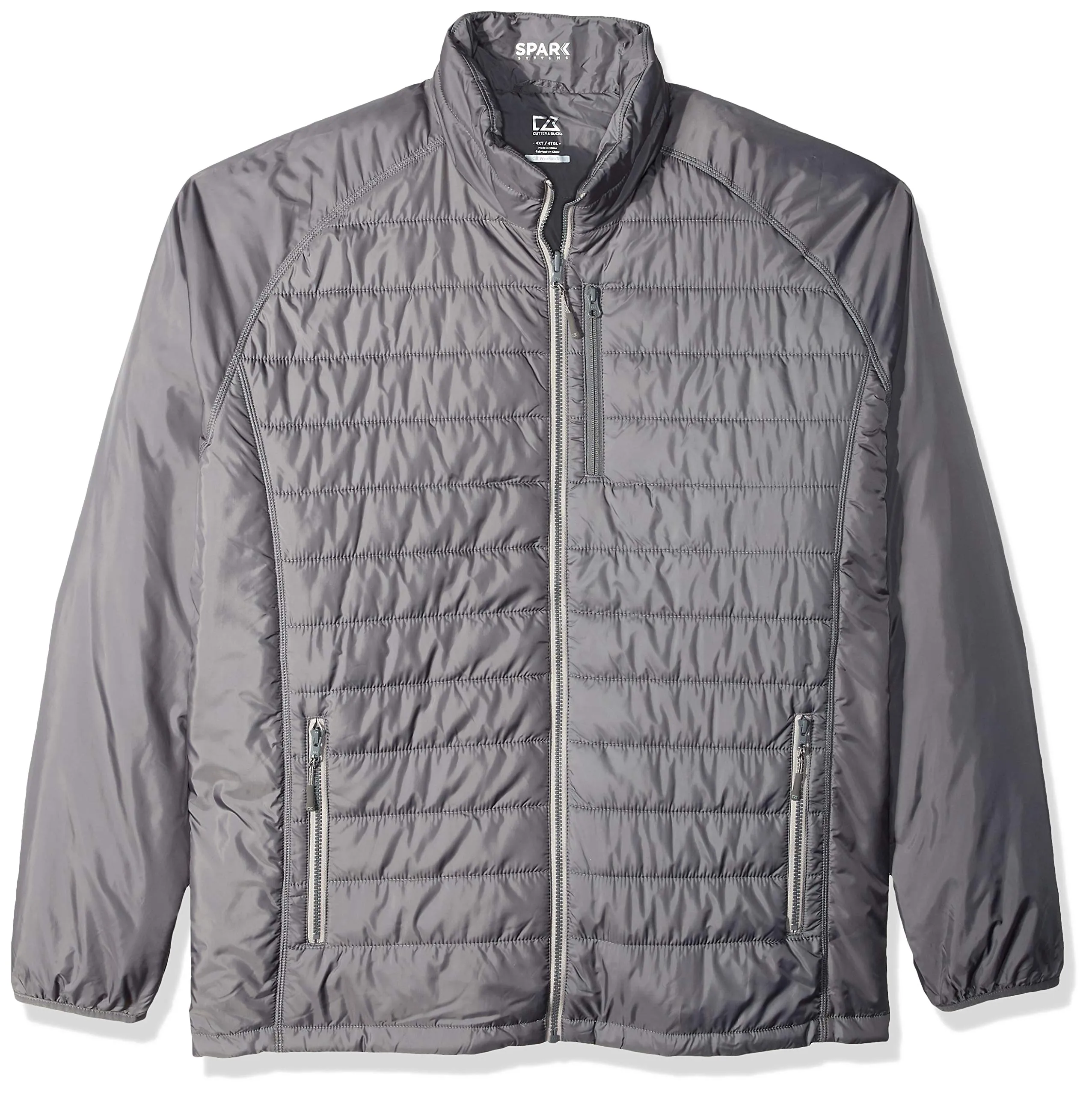 Men's Big and Tall Packable Quilted Jacket - Lightweight, Insulated, Water & Wind Resistant