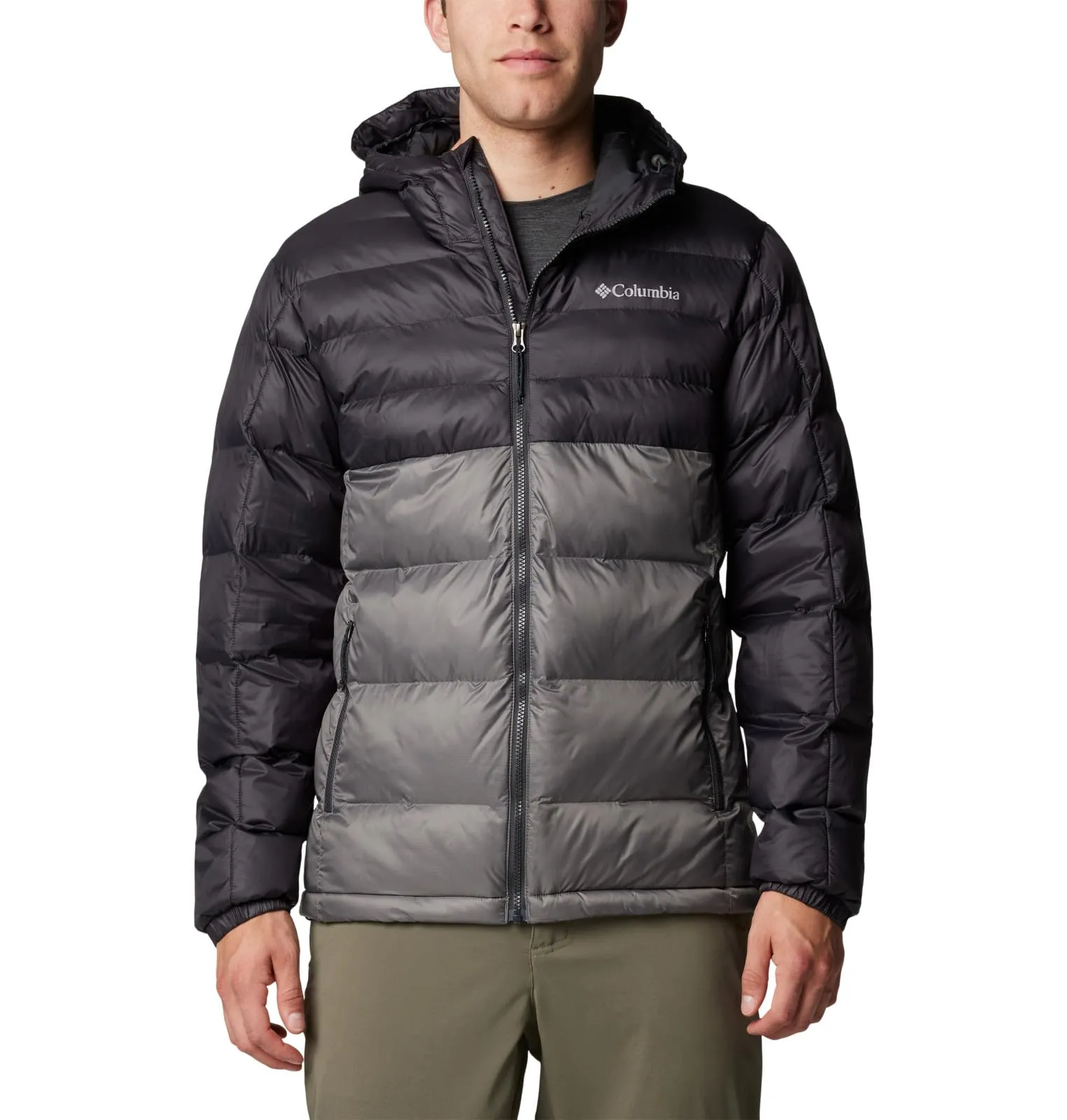 Men's Buck Butte II Insulated Hooded Jacket - Small, Water-Resistant, Winter Warmth, Columbia