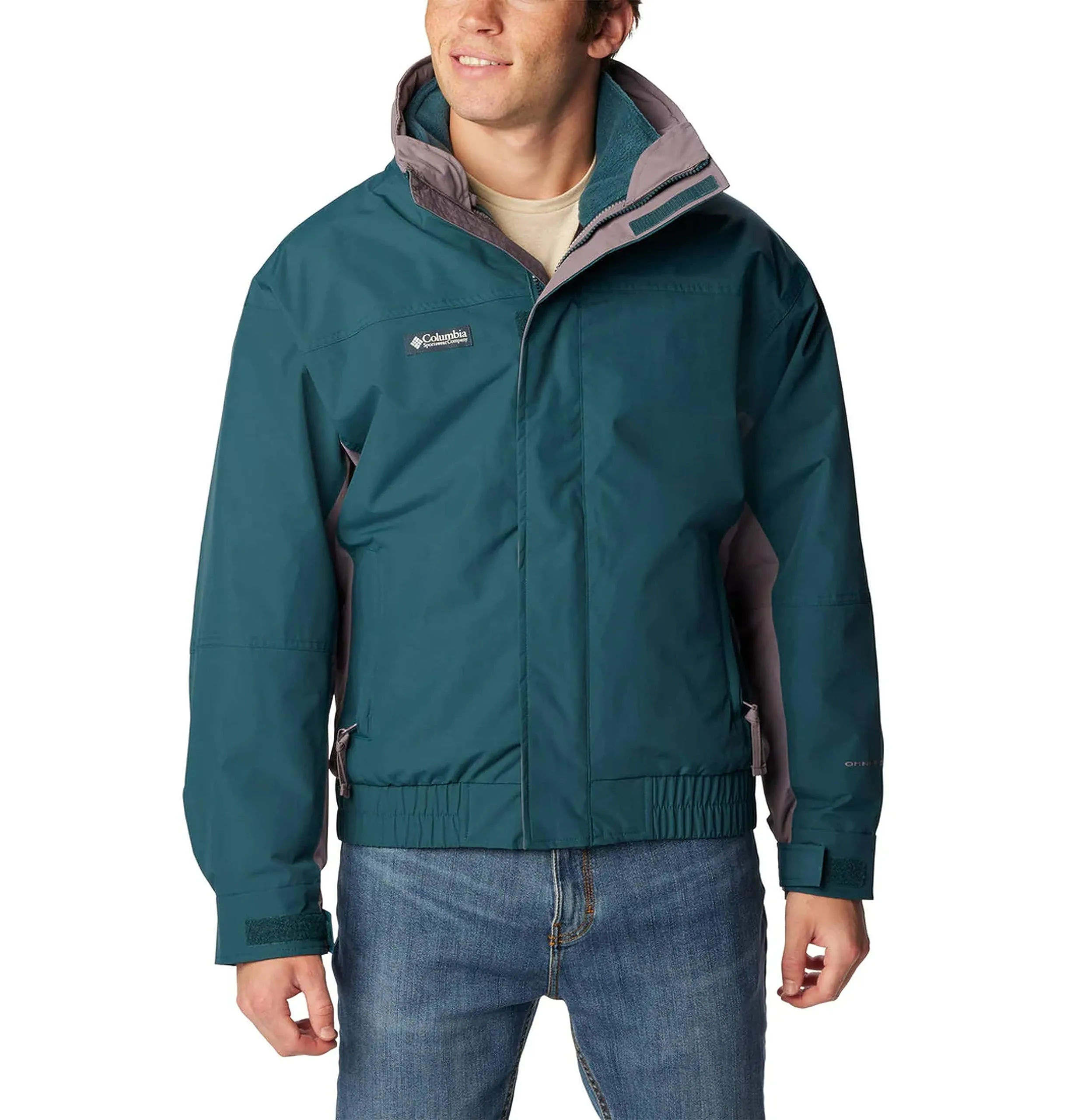 Men's Bugaboo 1986 Interchange Jacket, Night Wave/Gray, Medium - Omni-Tech Waterproof Shell