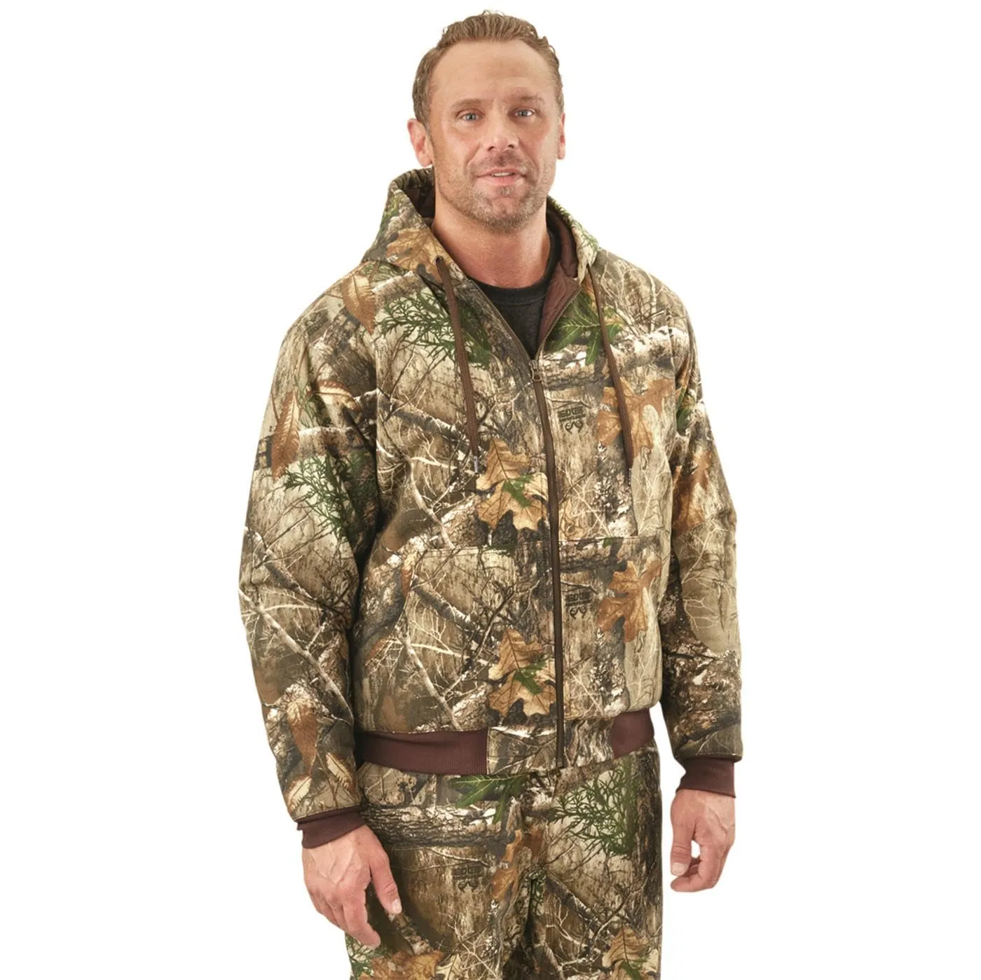 Men’s Camo Hunting Jacket Insulated XX-Large Cold Weather Camouflage Clothes by HUNTRITE