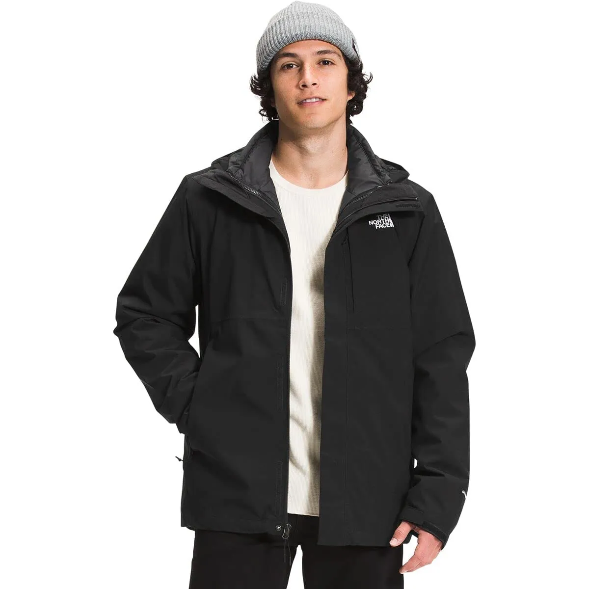 Men's Carto Triclimate Waterproof Jacket, TNF Black, Medium - Versatile 3-in-1 Design