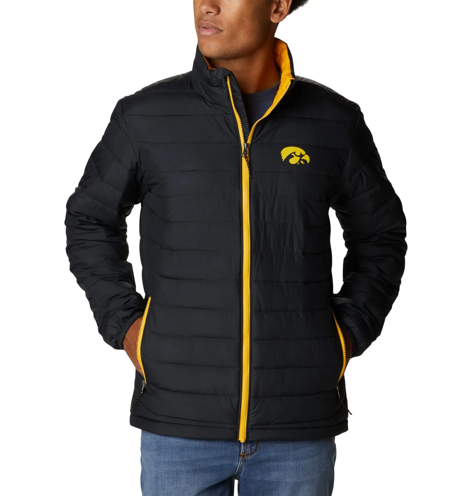 Men's Collegiate Powder Lite Jacket - Black, Medium