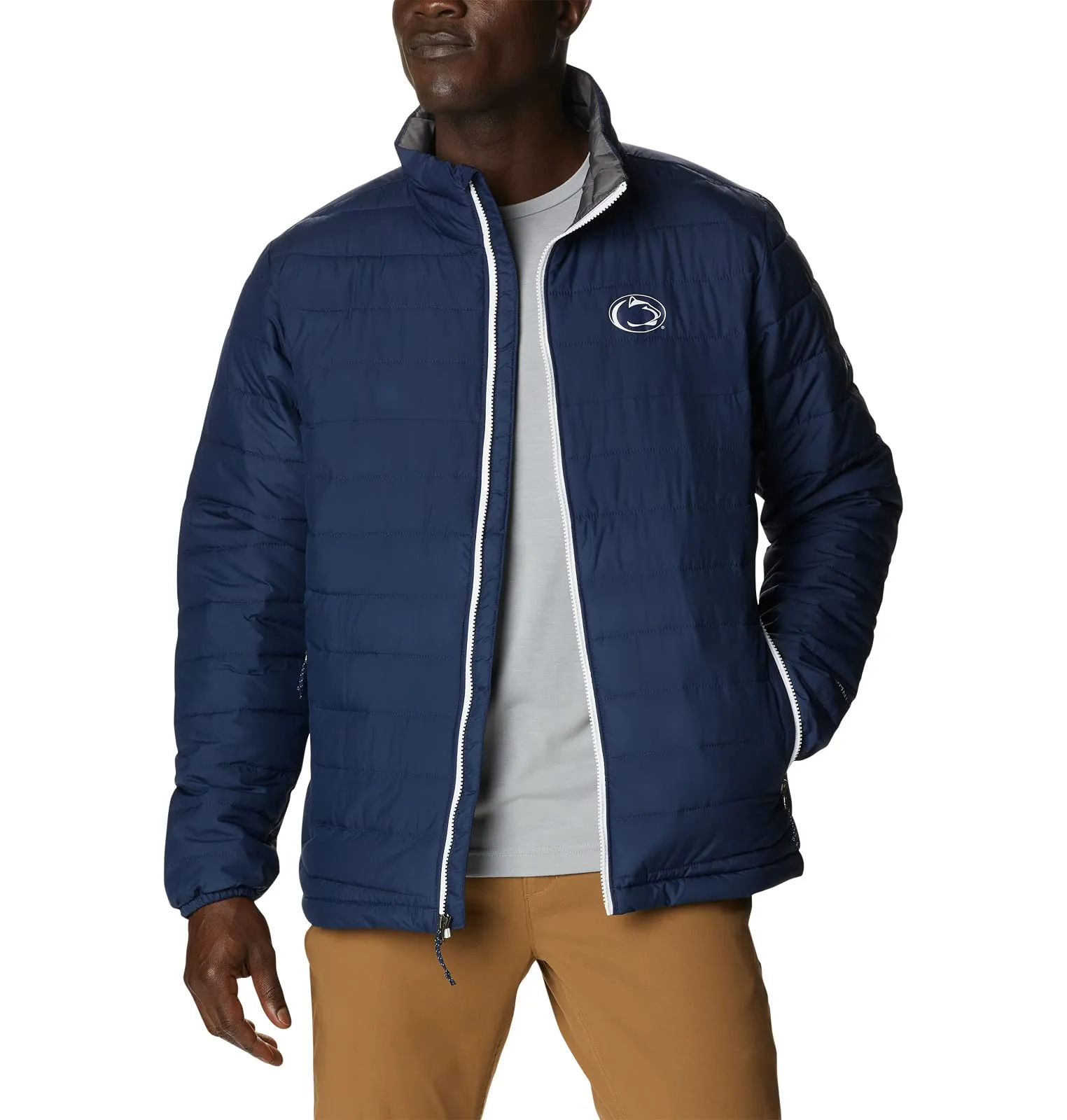 Men's Collegiate Powder Lite Jacket, PSU - Collegiate Navy, Small