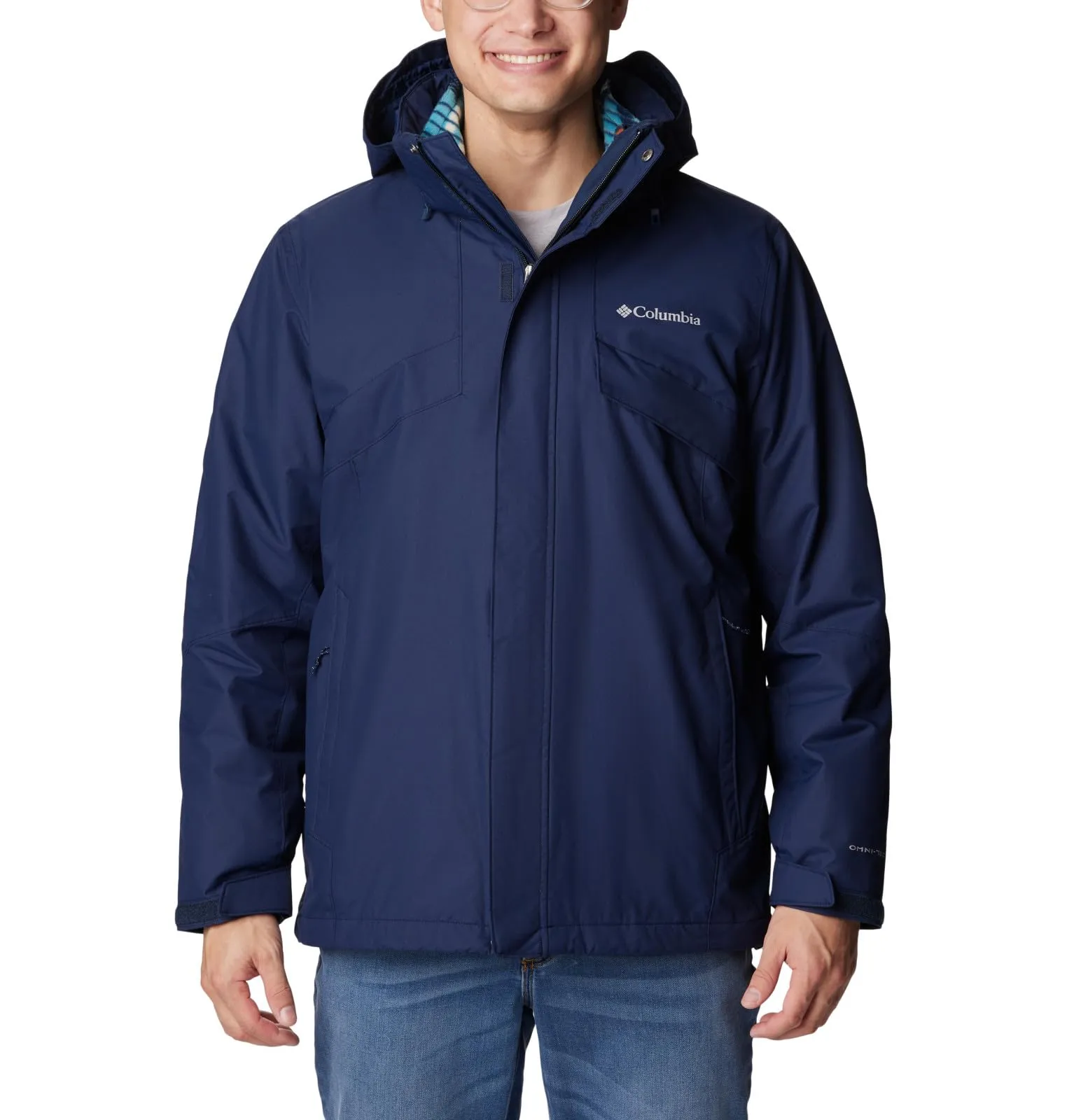 Men's Columbia Bugaboo II Fleece Interchange Jacket - Large Tall, Waterproof & Breathable