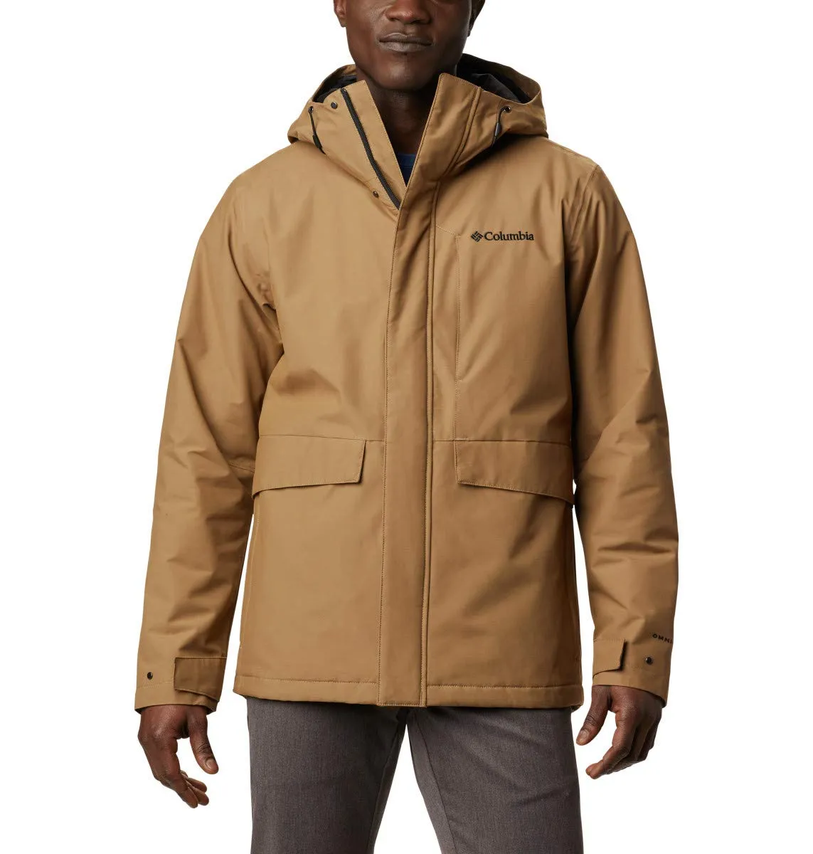 Men's Columbia Firwood Jacket 2X - Waterproof, Breathable, Adjustable Hood, Zip Pockets