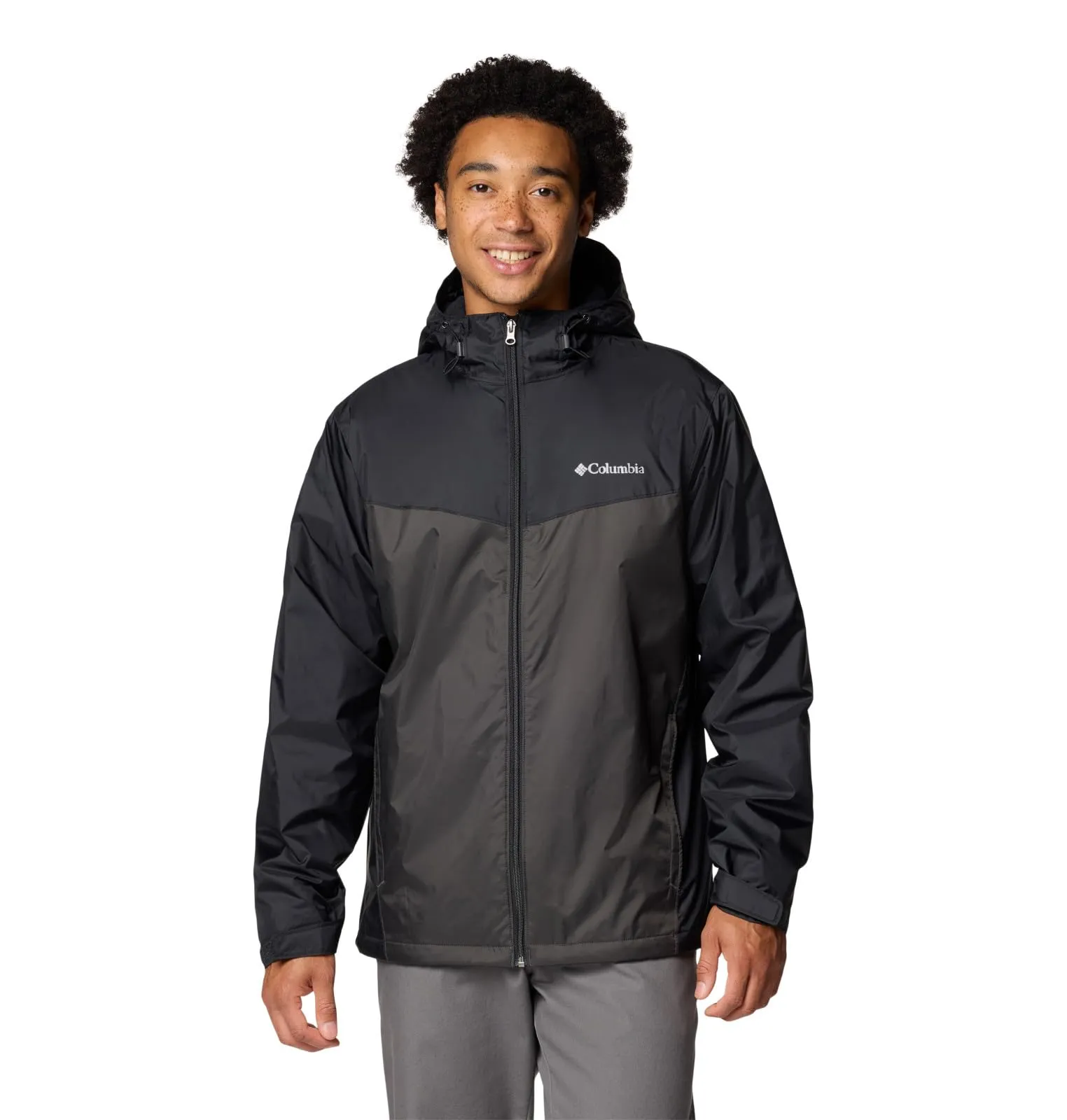 Men's Columbia Glennaker II Sherpa Lined Jacket 1X - Water-Resistant, Cozy, Adjustable Hood