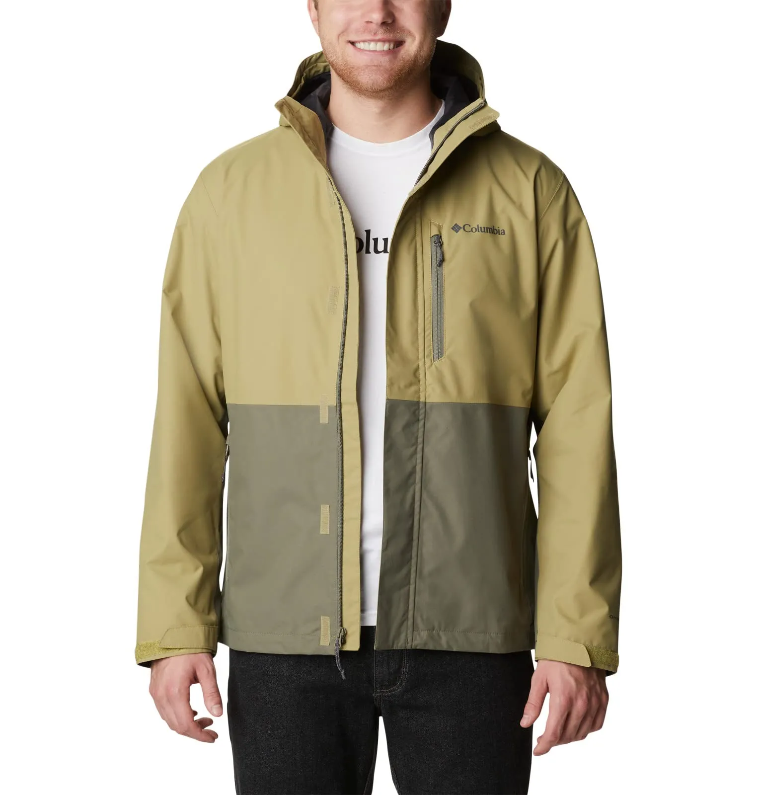 Men's Columbia Hikebound Jacket 4X Tall - Waterproof, Breathable, Adjustable Hood, Durable Design