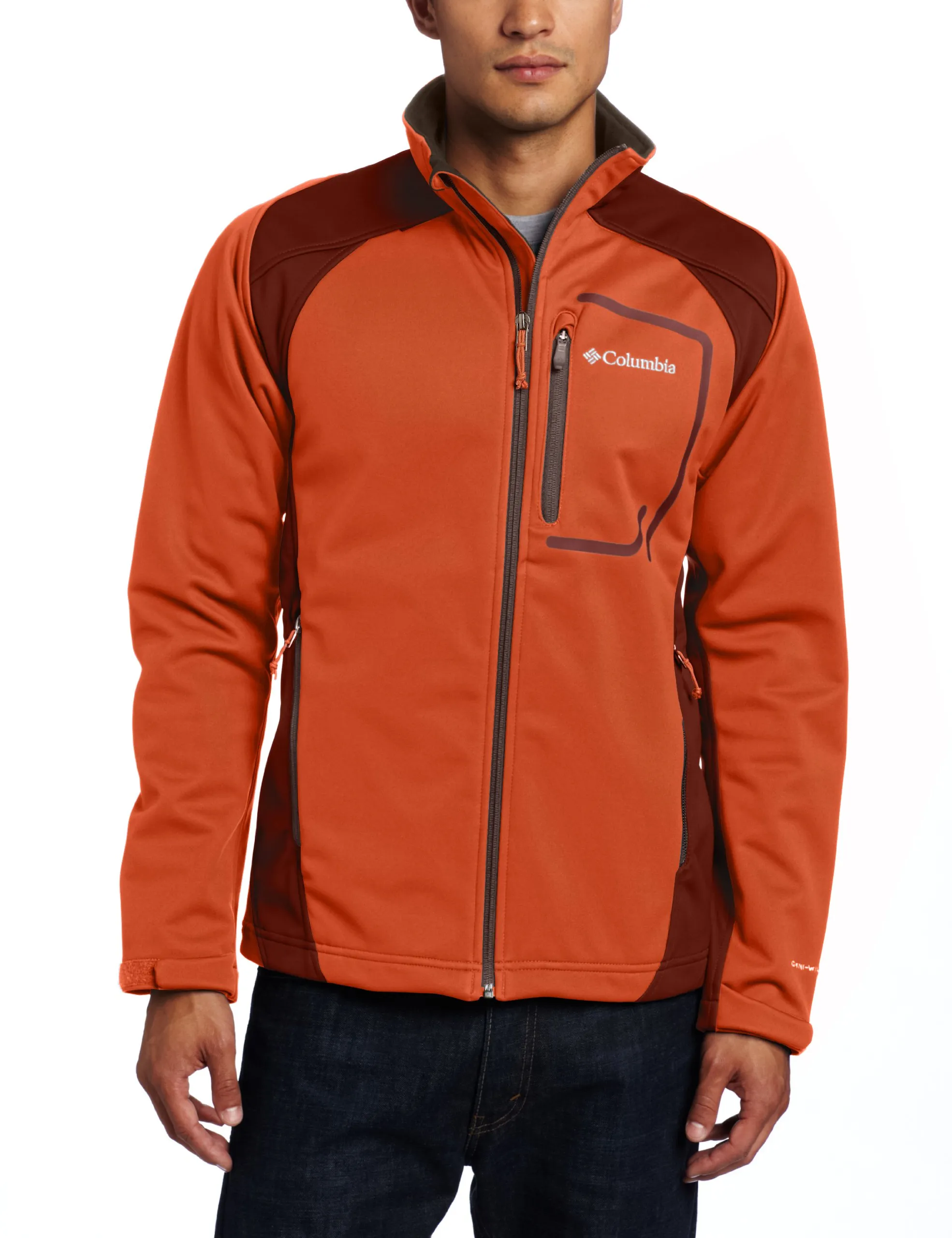 Men's Columbia Key Three II Softshell Jacket Small - Windproof, Thermal Reflective, Repellent