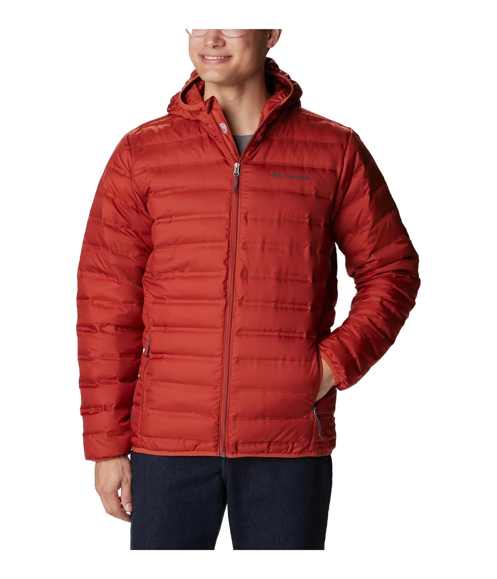 Men's Columbia Lake 22 Down Hooded Jacket - Small, 650-Fill Power Insulation, Water-Resistant