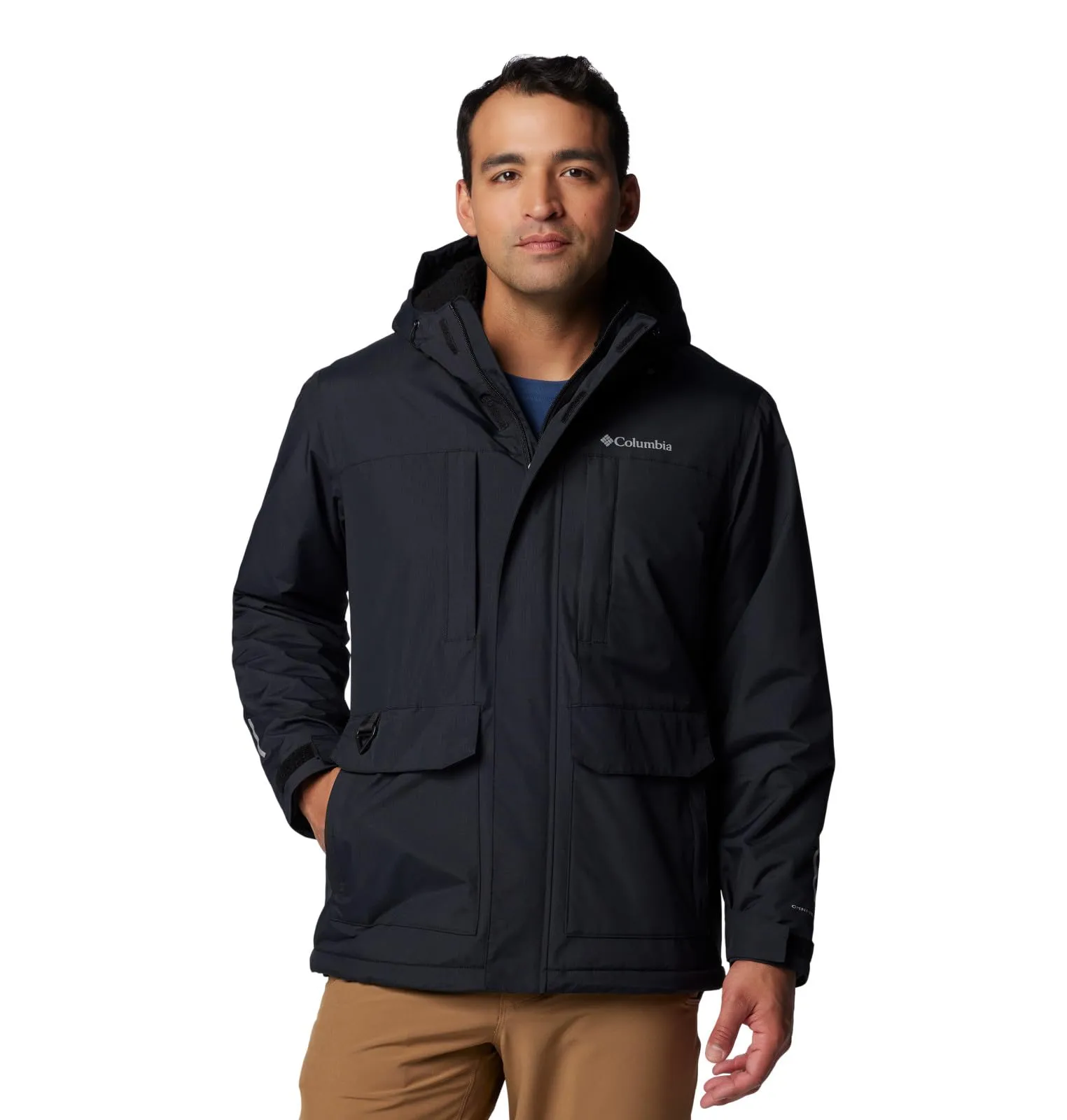 Men's Columbia Landroamer Sherpa Lined Jacket 2X Tall - Waterproof, Warm, Recycled Insulation