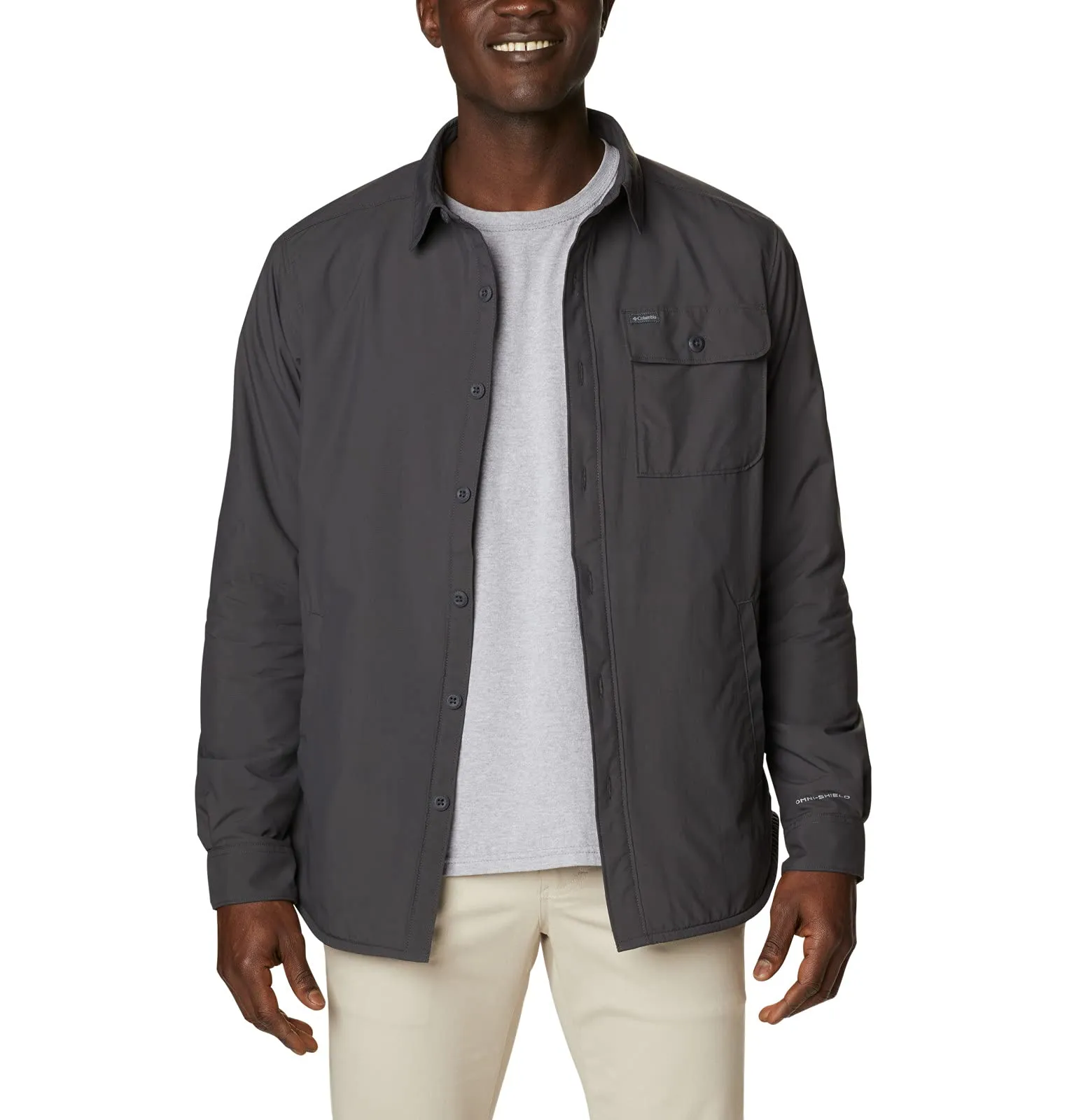 Men's Columbia Outdoor Elements Shirt Jacket - X-Small - Omni-Shield & Omni-Shade Protection