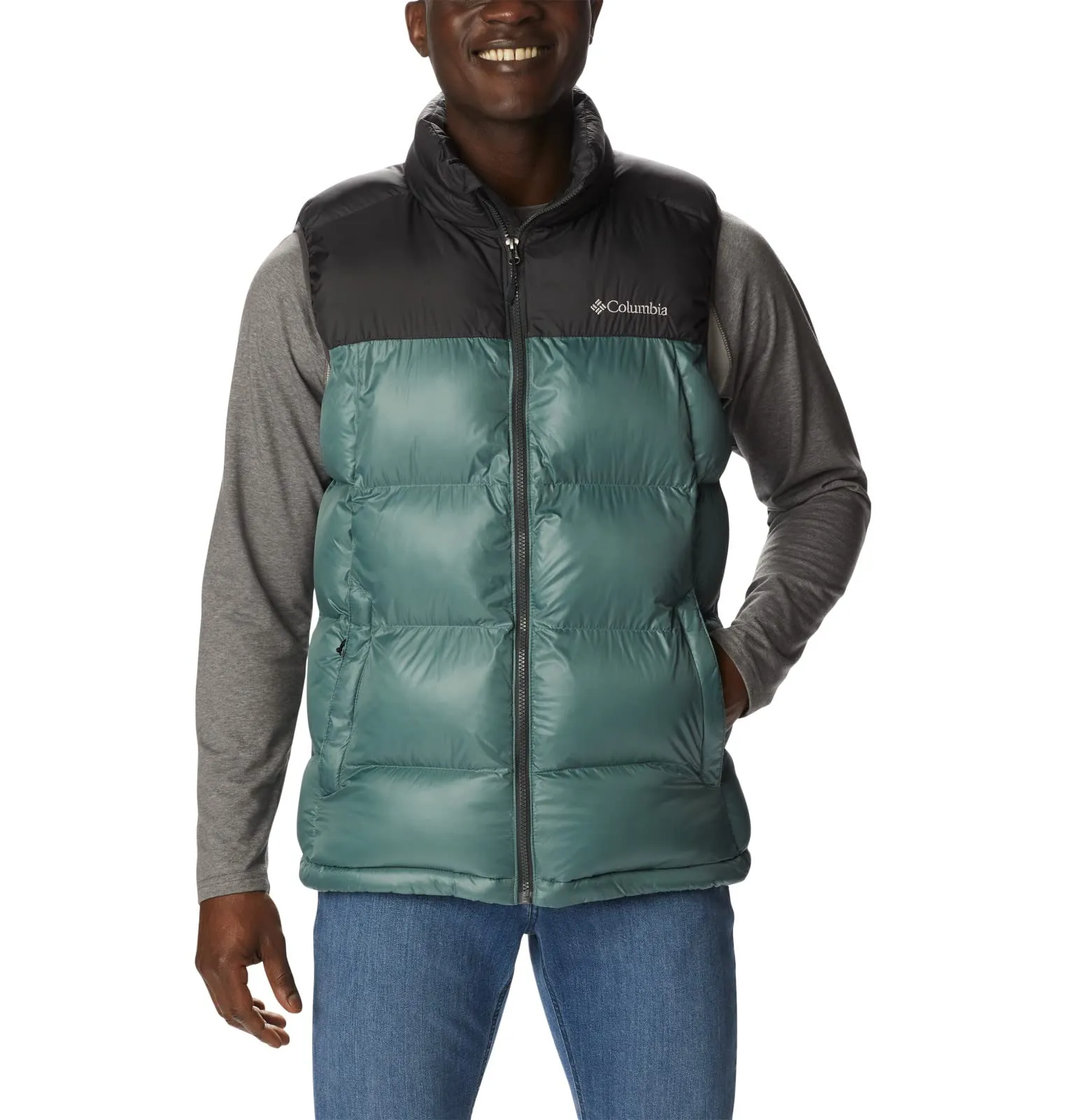 Men's Columbia Pike Lake Vest - Medium, Water Resistant, Omni-Heat Thermal, Classic Fit