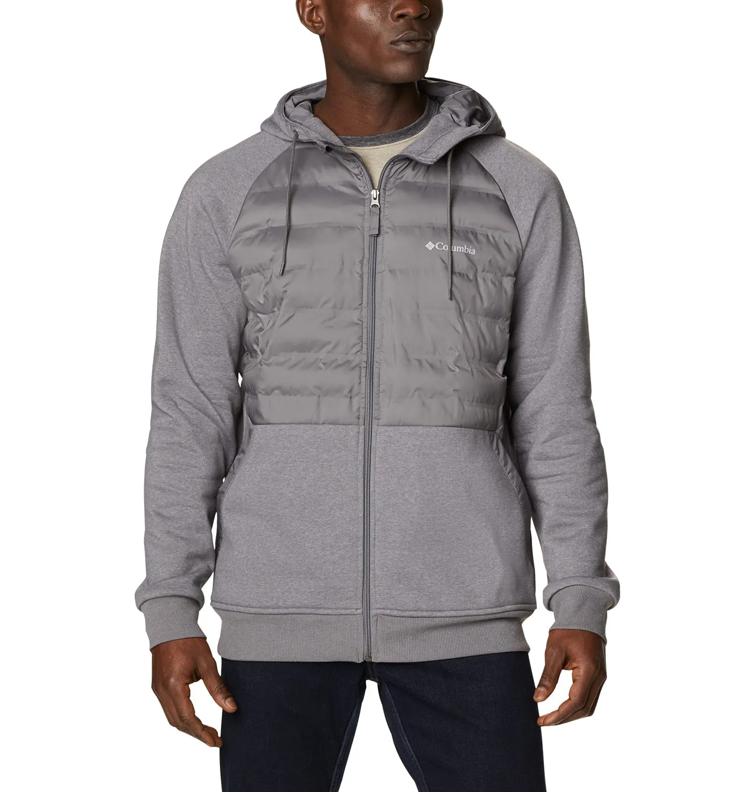 Men's Columbia Viewmont Hybrid Hoodie 5X - Advanced Repellency, Insulated, Adjustable Hood