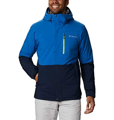 Mens Columbia Winter District Jacket Small - Omni-Tech Waterproof, Thermal Reflective, Adjustable Hood