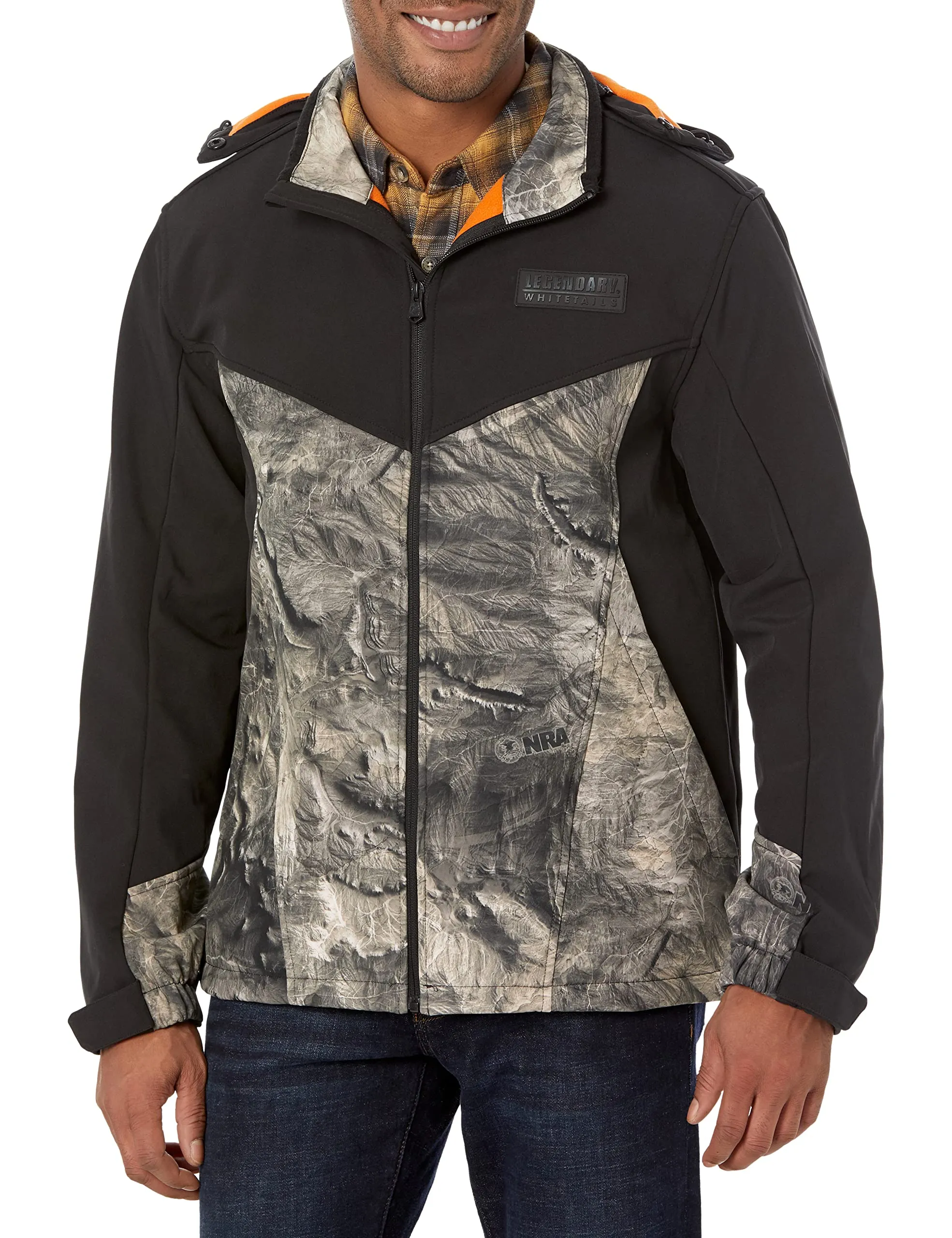 Men's Concealed Carry Softshell Jacket - Small - Water Repellant, Warm, Adjustable Holsters