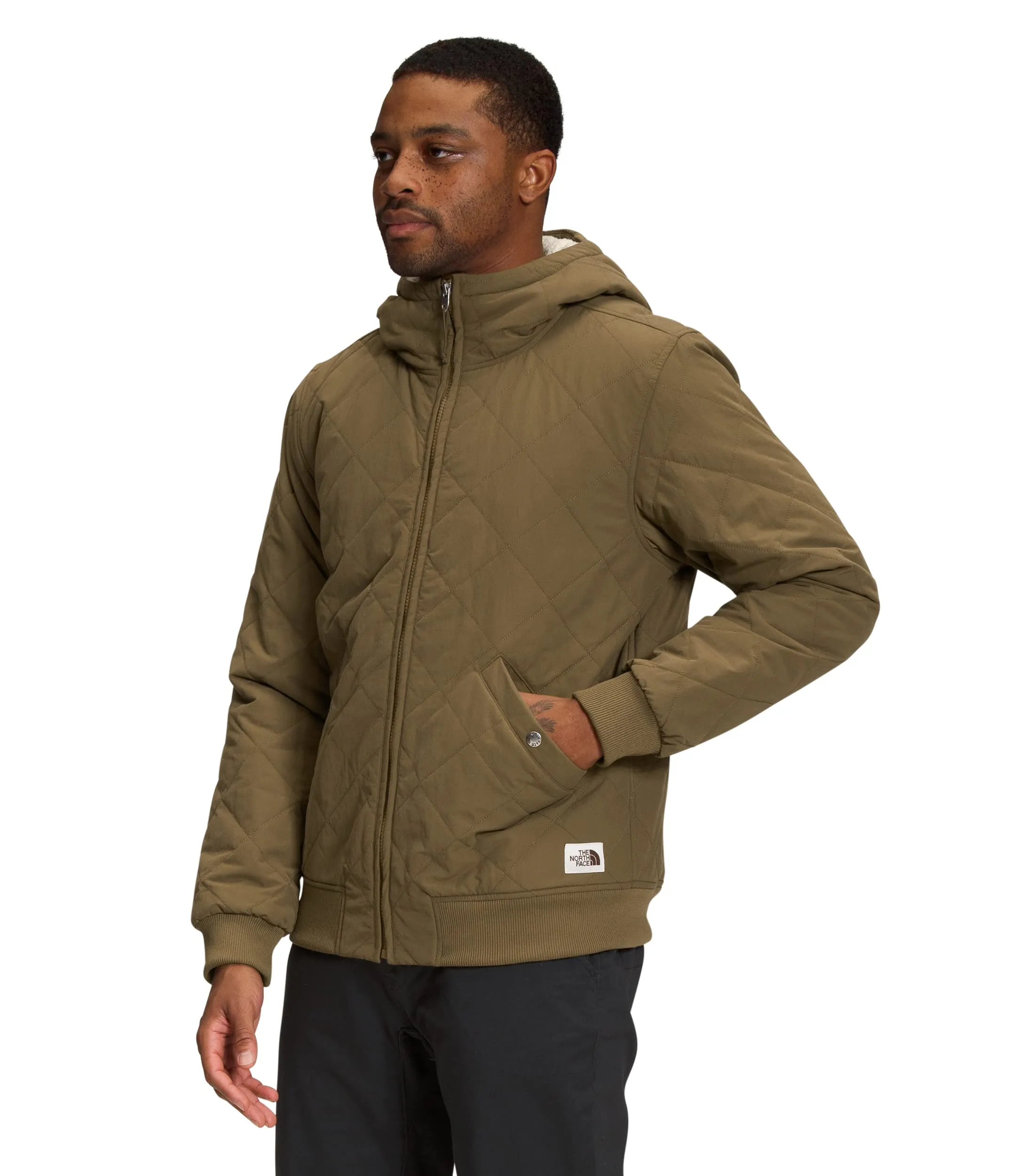 Men's Cuchillo Insulated Full Zip Hoodie, Military Olive/Bleached Sand, Medium