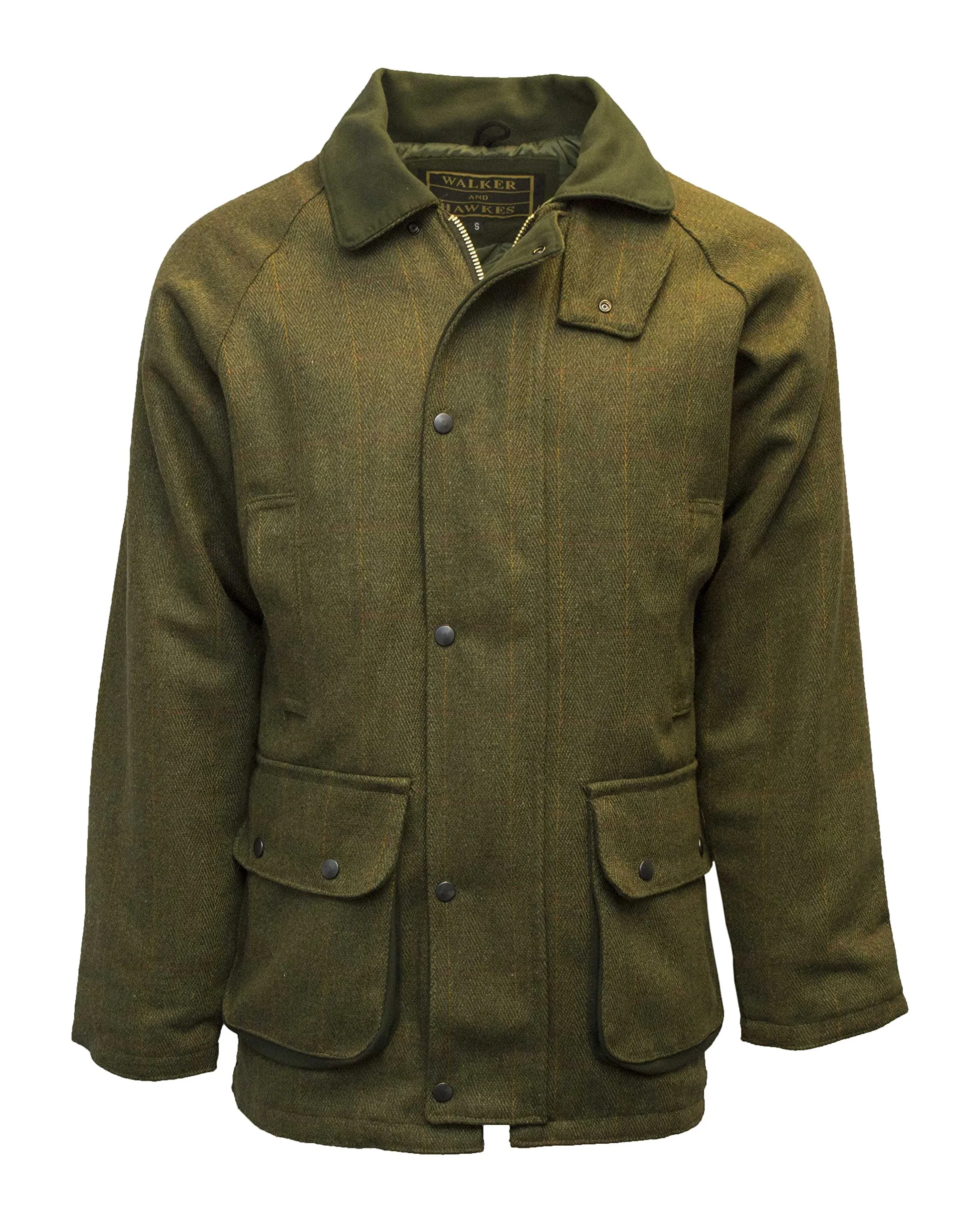 Men's Derby Tweed Shooting Jacket XS - Windproof, Waterproof, Quilted Lining, Teflon Protected