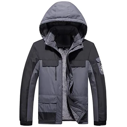 Men's Down Jacket Winter Puffer Jacket L-5XL - Warm Insulated Windproof Quilted Coat