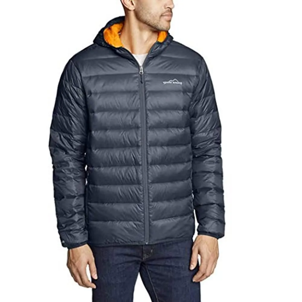 Men's Eddie Bauer Cirruslite Down Hooded Jacket - XX-Large, Water-Repellent, Premium Down Insulation