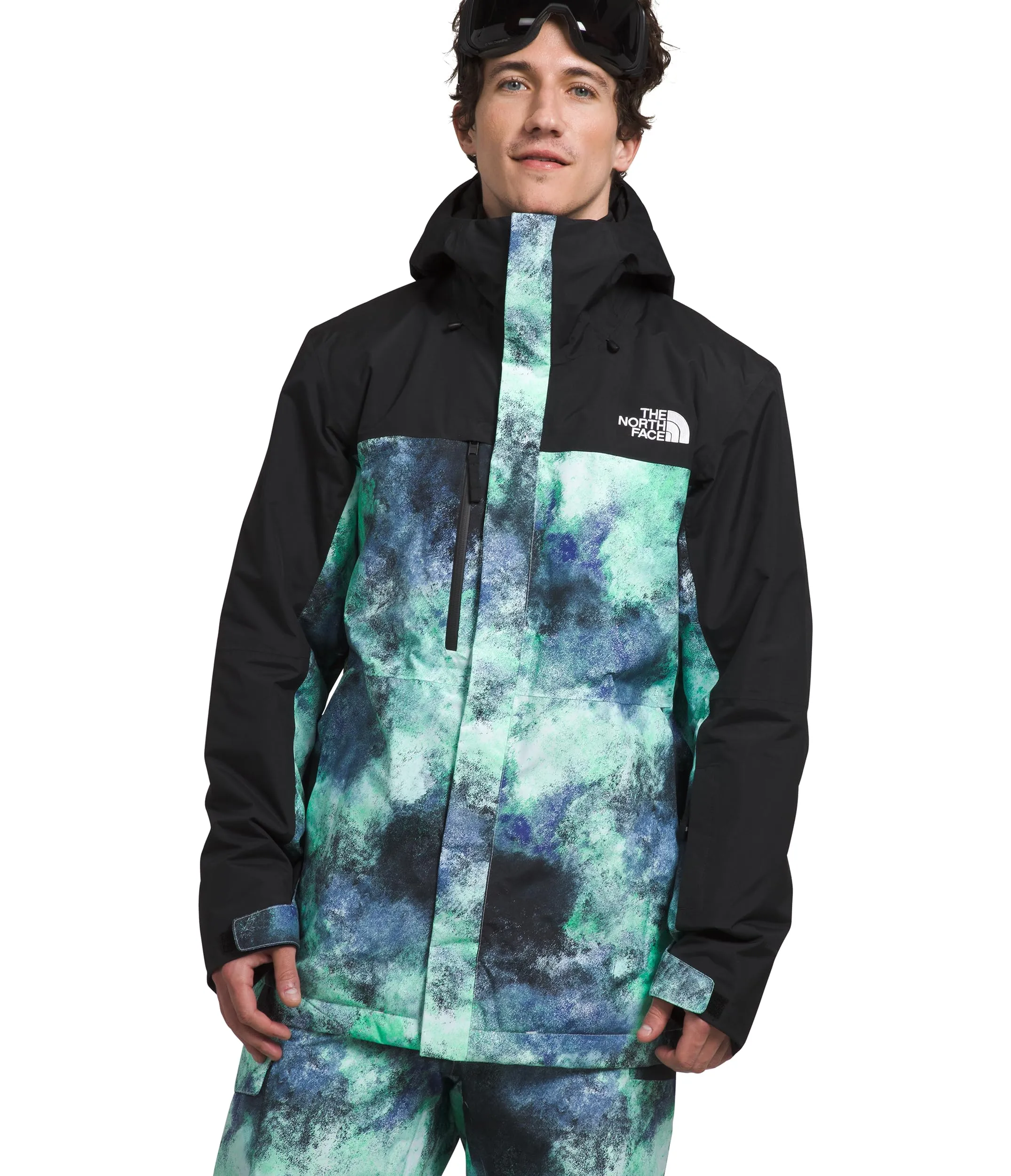 Mens Freedom Insulated Jacket XXL Icecap Blue Faded Dye Camo Print Sustainable Materials