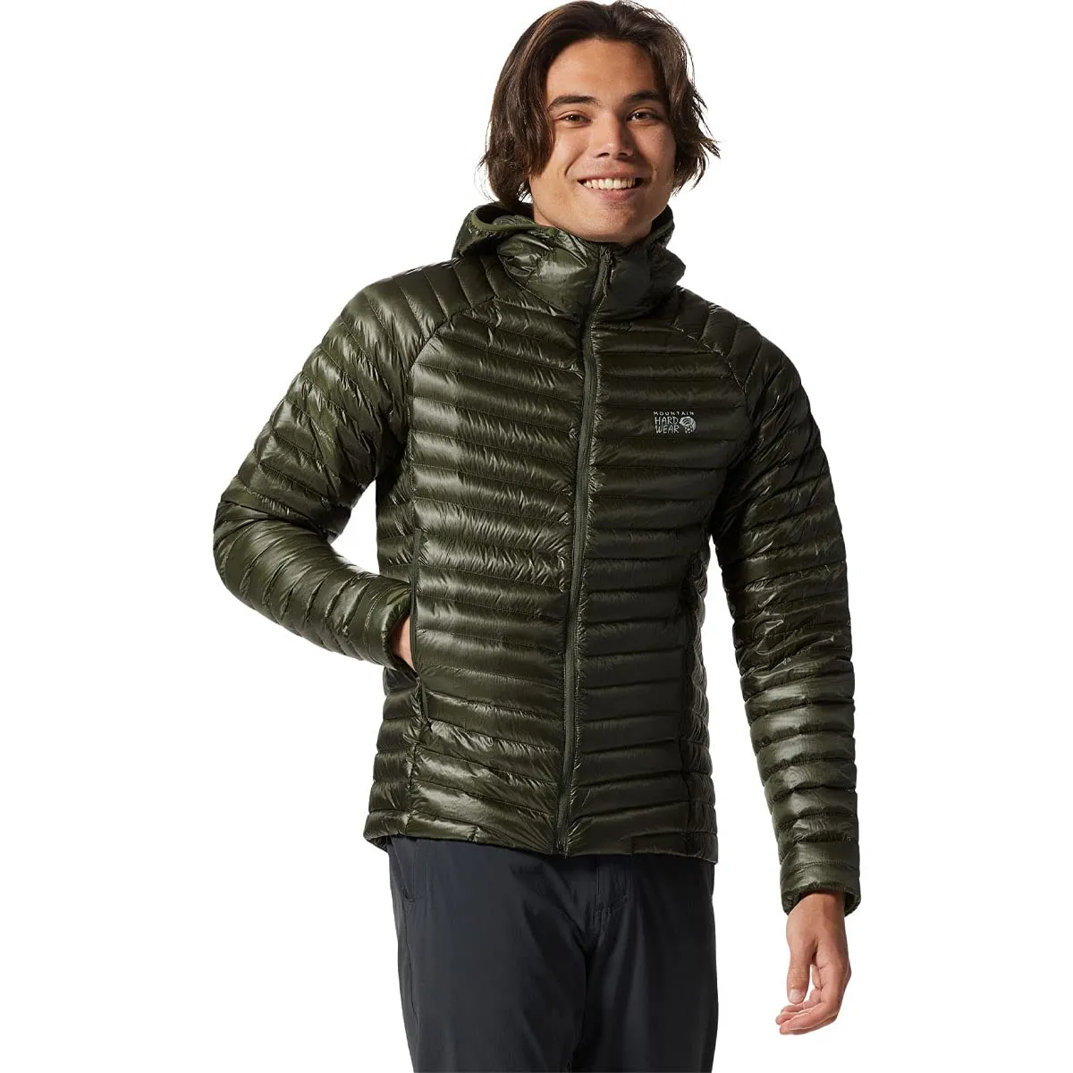 Men's Ghost Whisperer/2 Hoody, Surplus Green, XX-Large - Ultralight, 800-fill RDS-certified Down