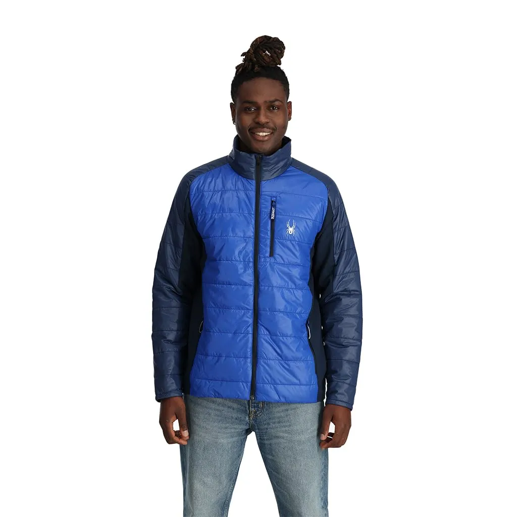 Men's Glissade Insulated Jacket Small - Spyder, Recycled Polyester, PrimaLoft Eco Insulation