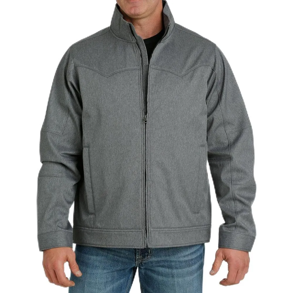 Men's Grey Concealed Carry Bonded Jacket by Cinch with Embroidered Logos