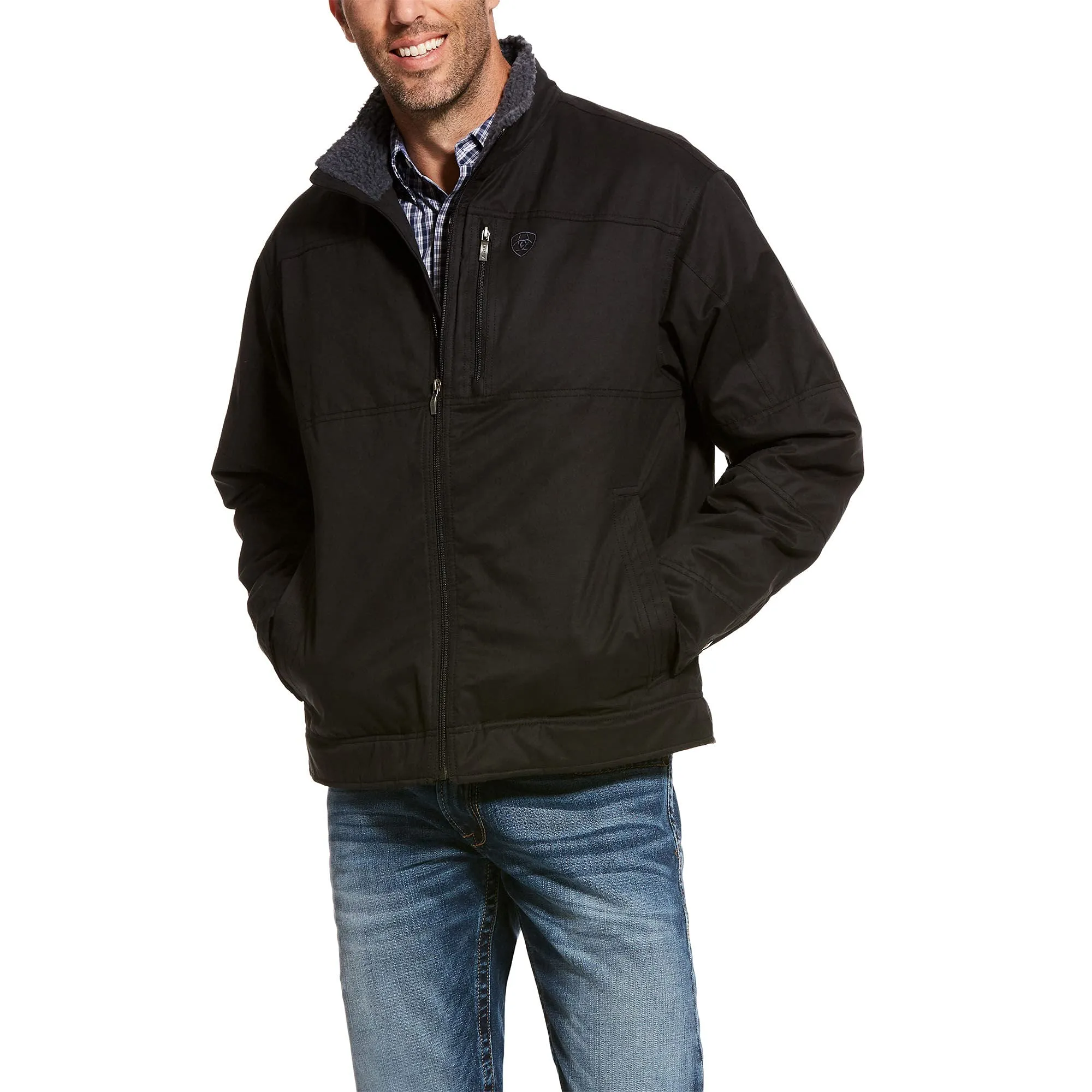 Mens Grizzly Canvas Jacket Small