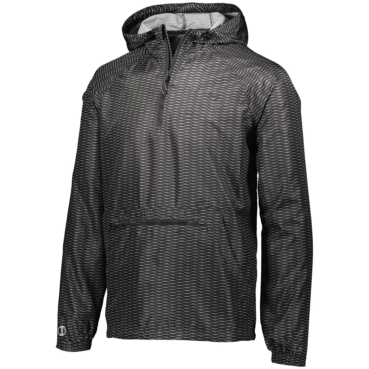 Men's Holloway Packable Jacket - Small, Quarter Zip, Water-Resistant, Lightweight Polyester, USA-Made