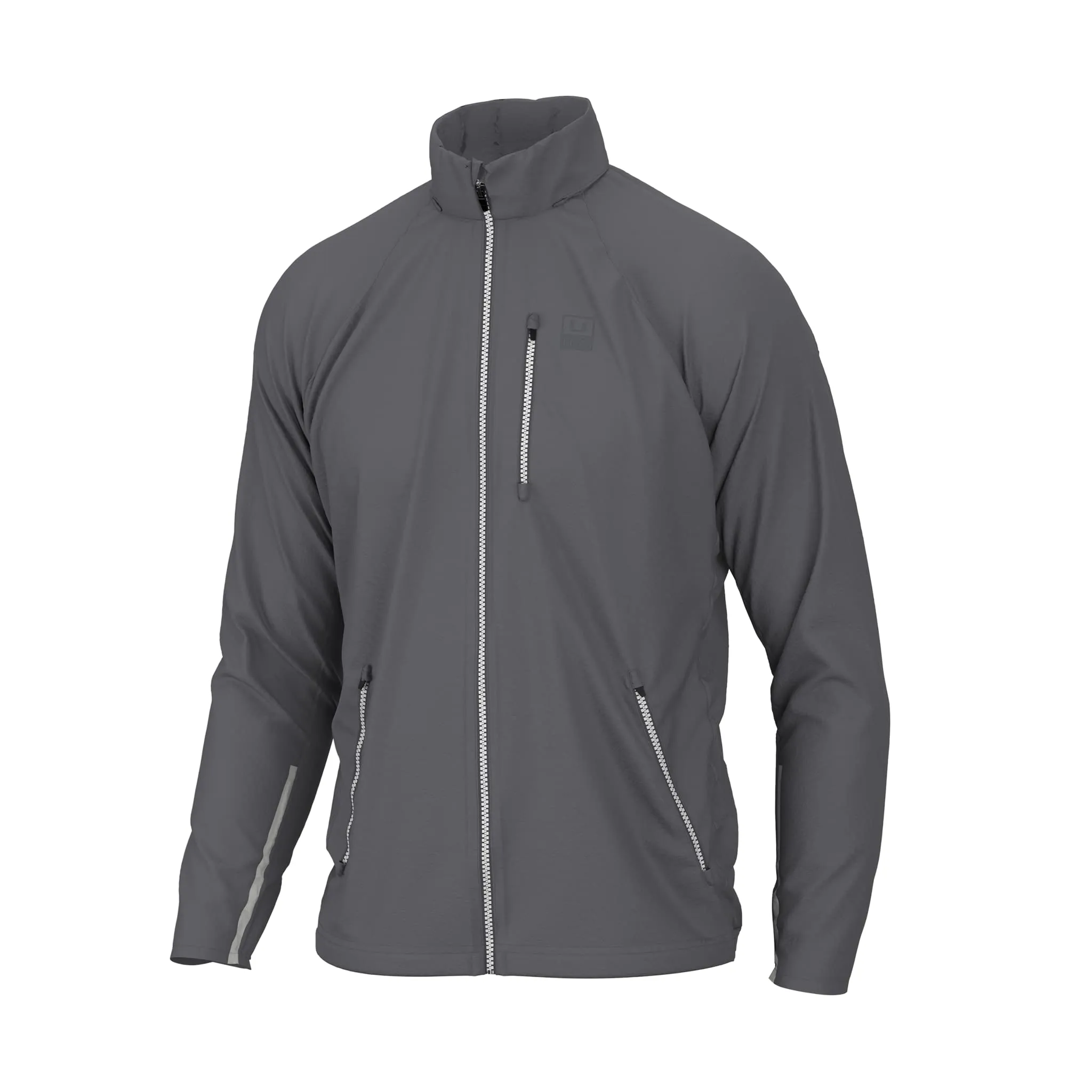 Men's HUK Small Waterproof & Wind-Resistant Jacket - Superior Breathability, Stretch Fabric