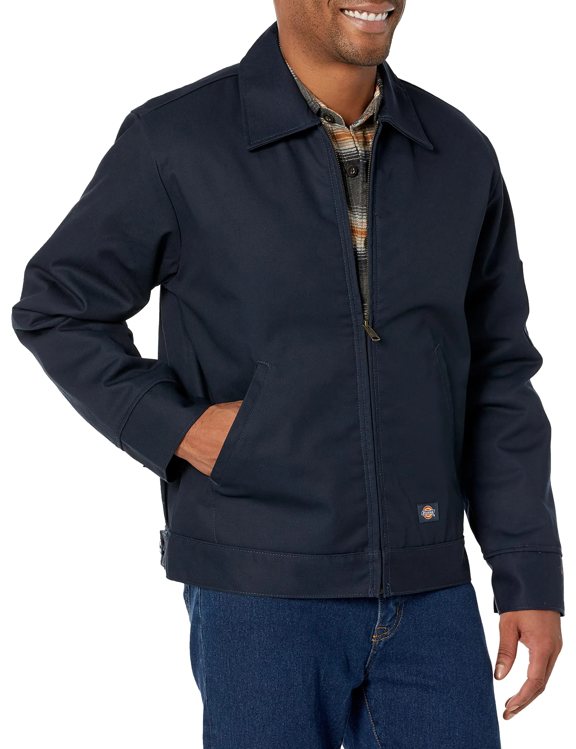 Men's Insulated Eisenhower Front-Zip Jacket 3X-Large Tall - Water Repellent, Adjustable Tabs, Warm